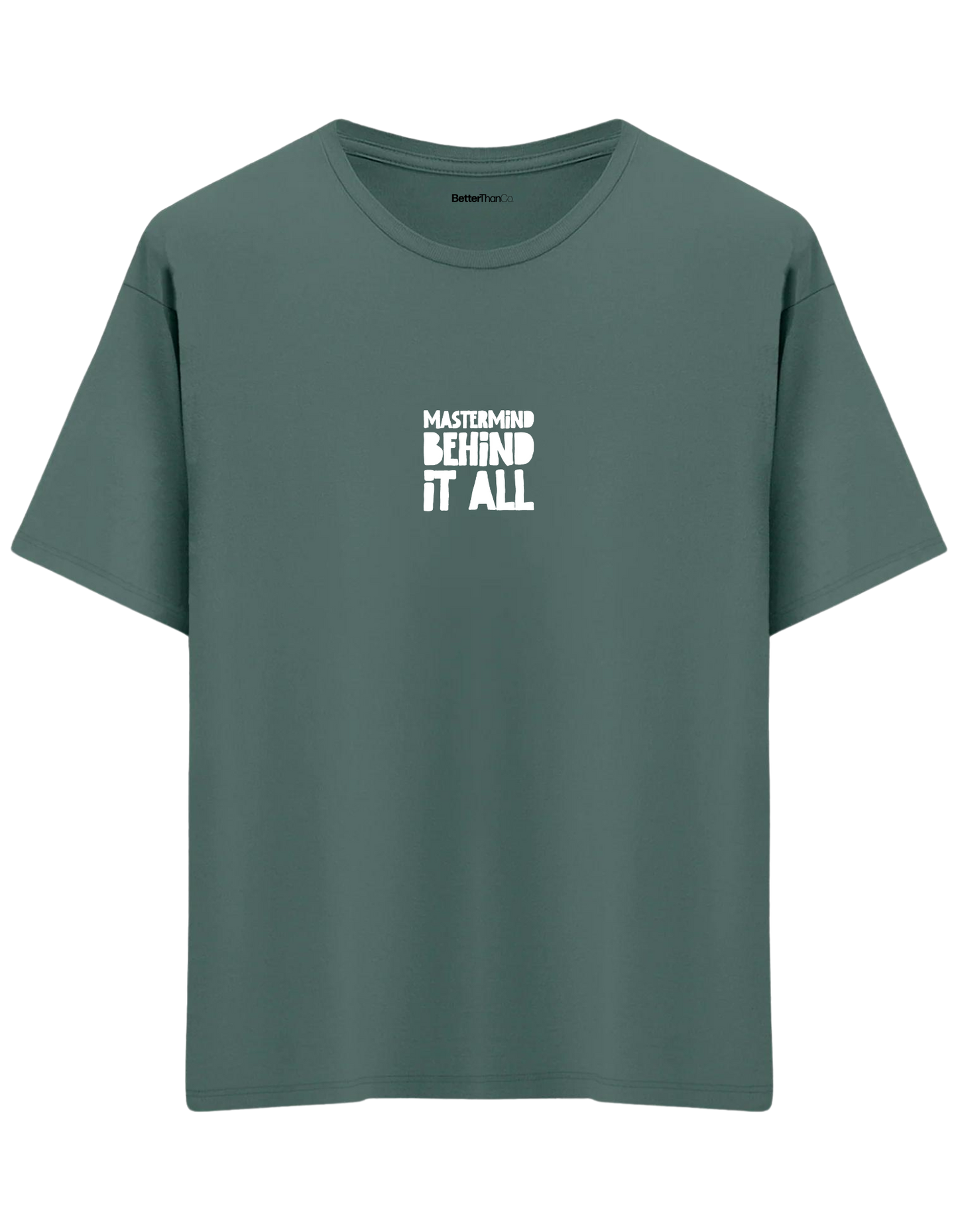 Mastermind Baskılı Bisiklet Yaka Oversize T-shirt