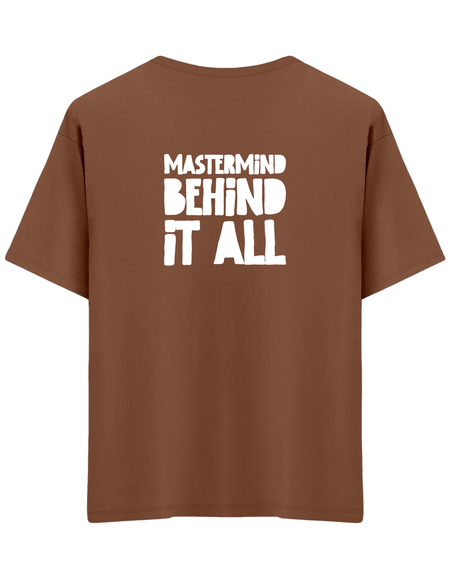 Mastermind Baskılı Bisiklet Yaka Oversize T-shirt
