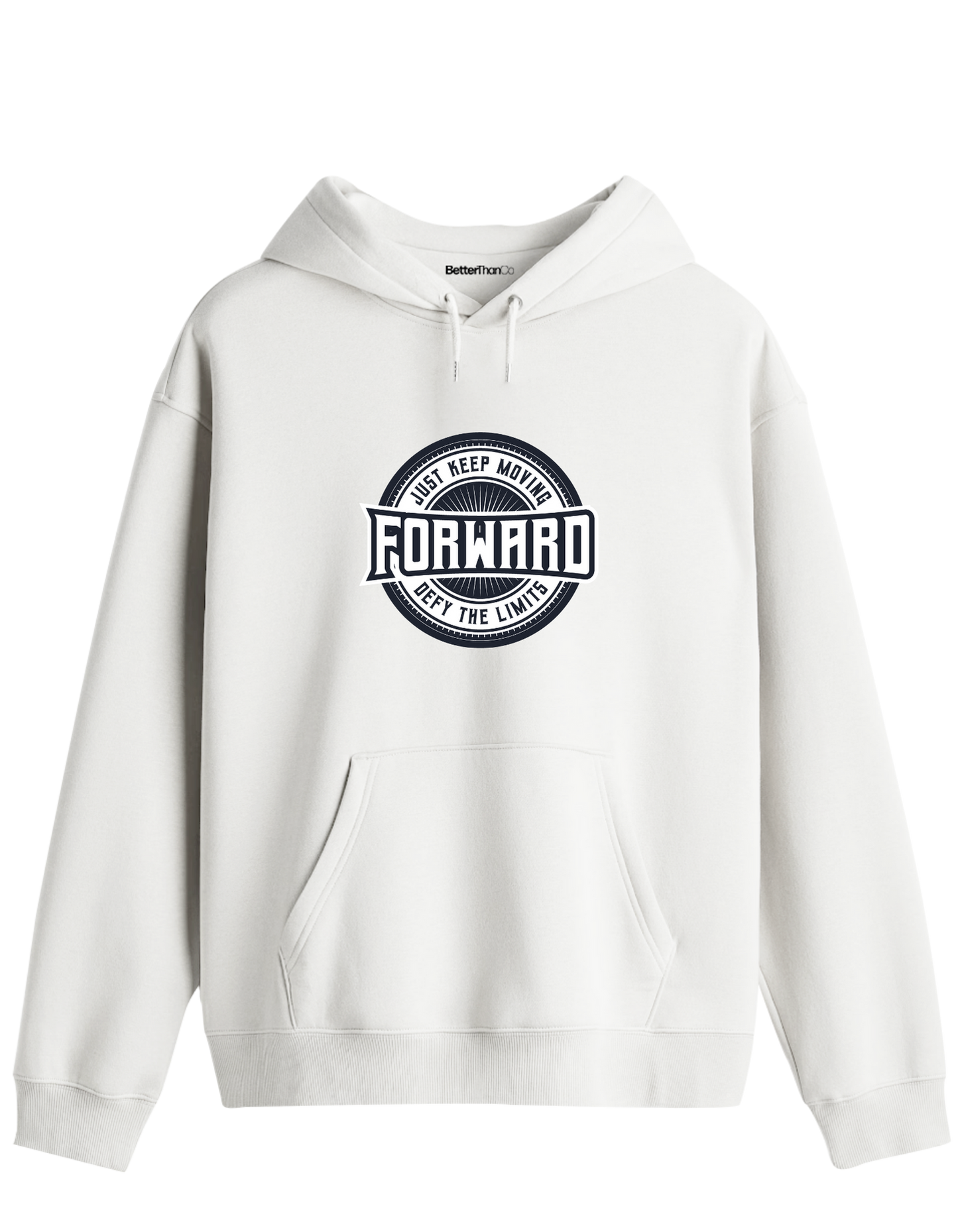 Forward Baskılı Unisex Kapüşonlu Yaka Hoodie