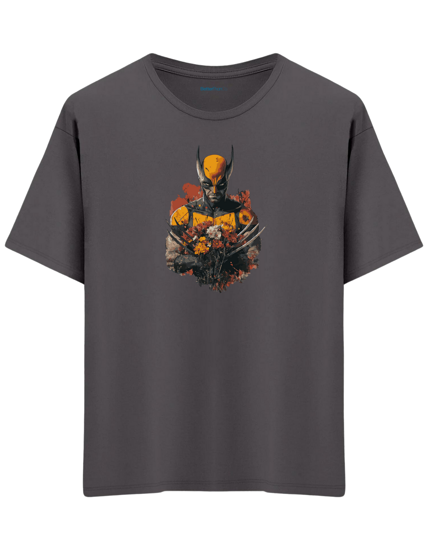 Secret Lover Baskılı Bisiklet Yaka Oversize T-shirt