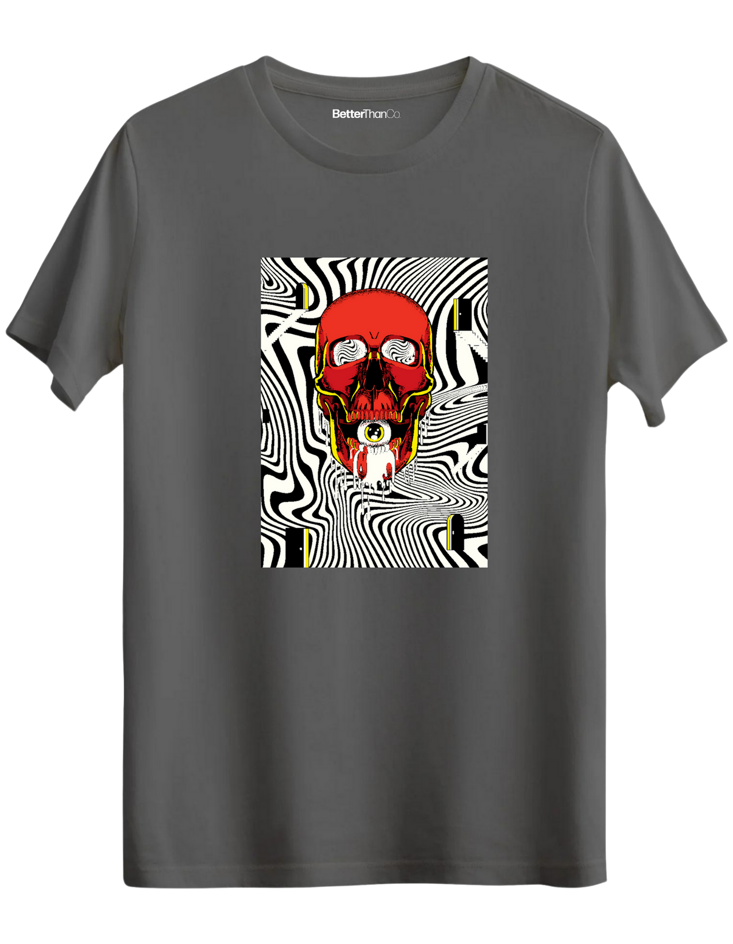 Handsome Baskılı Bisiklet Yaka Regular T-shirt