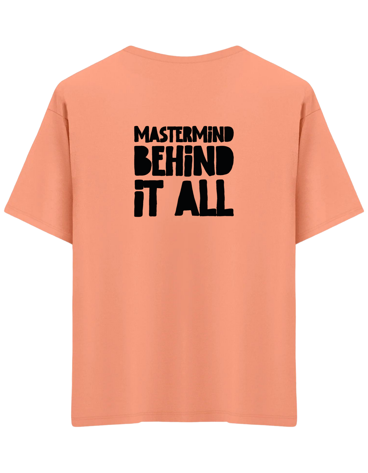 Mastermind Baskılı Bisiklet Yaka Oversize T-shirt