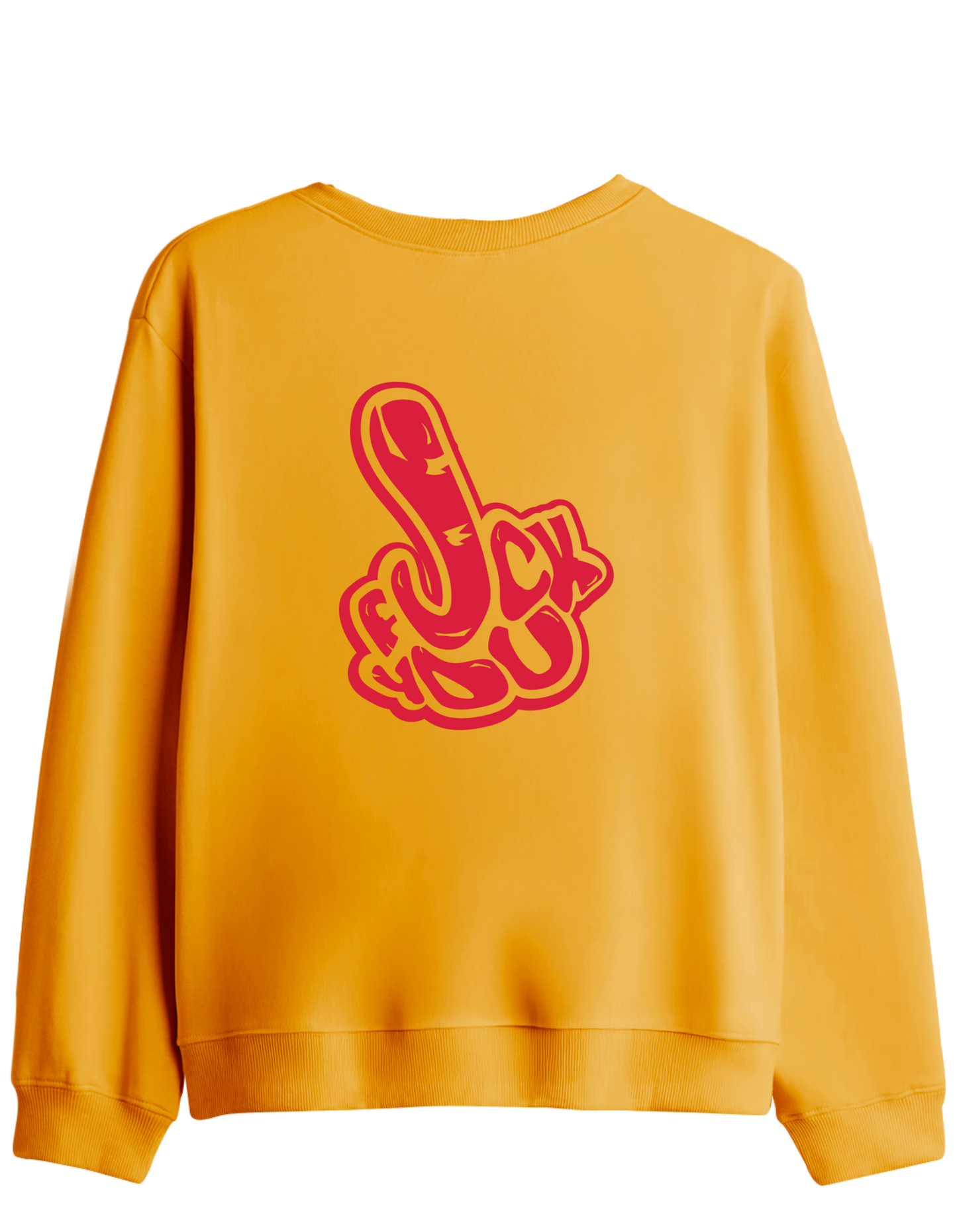You Know Baskılı Bisiklet Yaka Sweatshirt