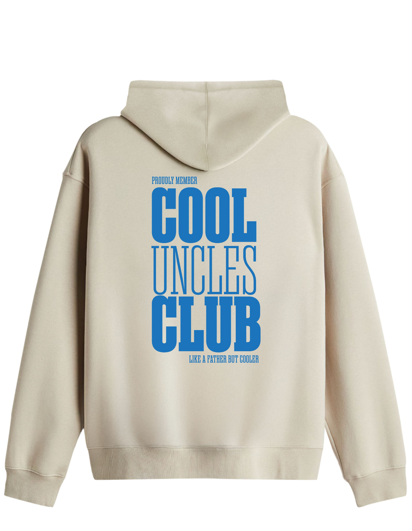 Cool Uncles Club Baskılı Unisex Kapüşonlu Yaka Hoodie