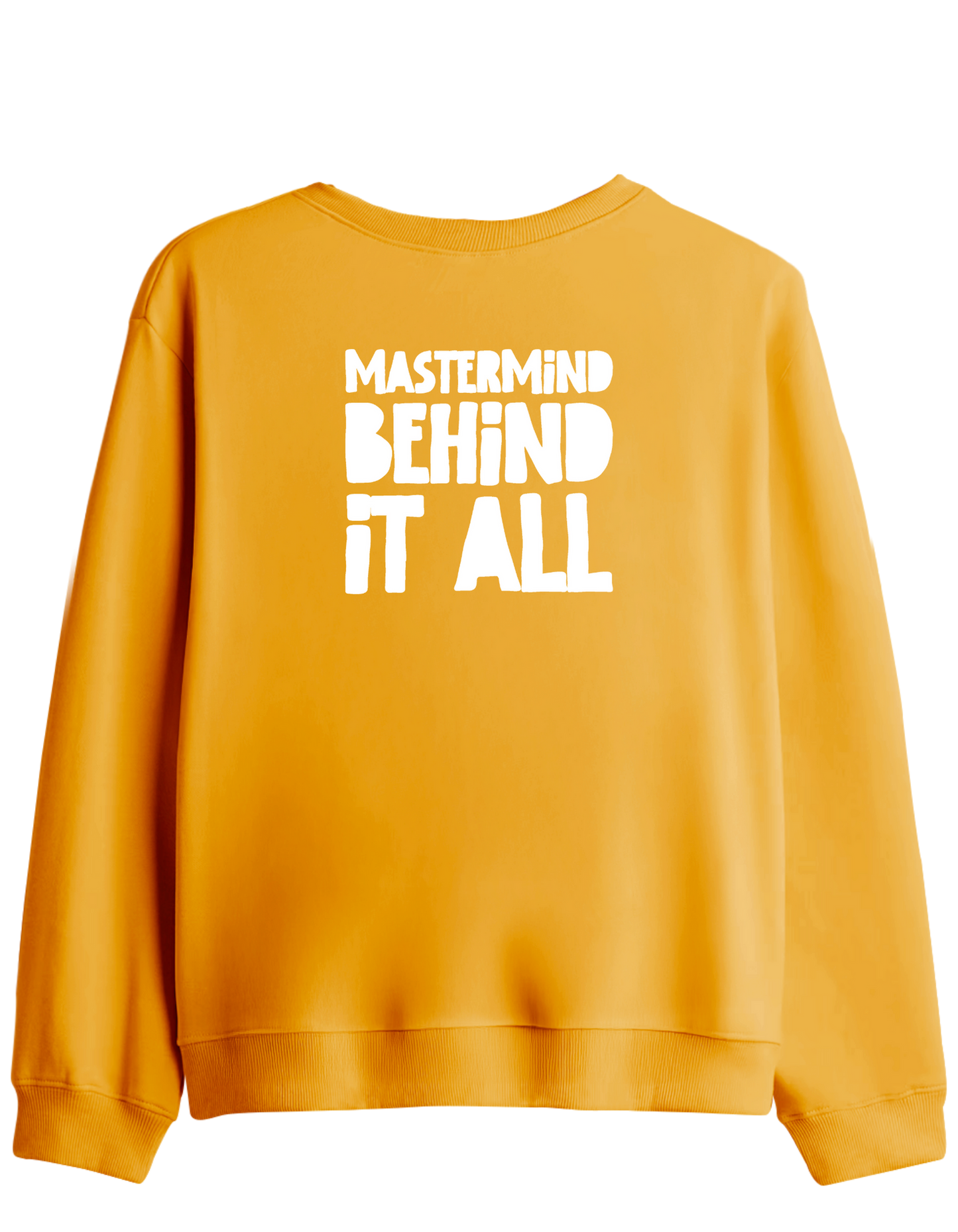 Mastermind Baskılı Bisiklet Yaka Sweatshirt