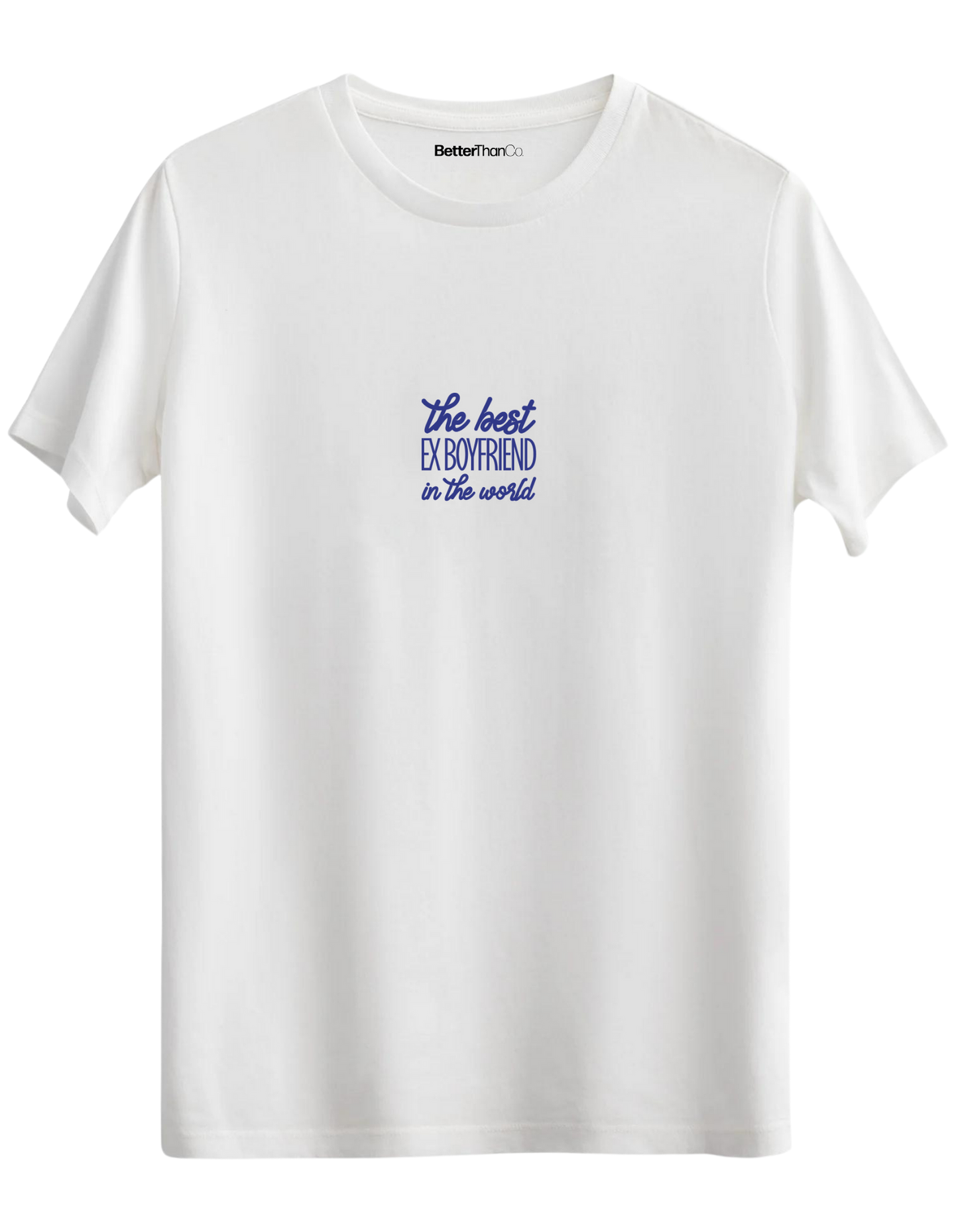 Ex Boyfriend Baskılı Bisiklet Yaka Regular T-shirt