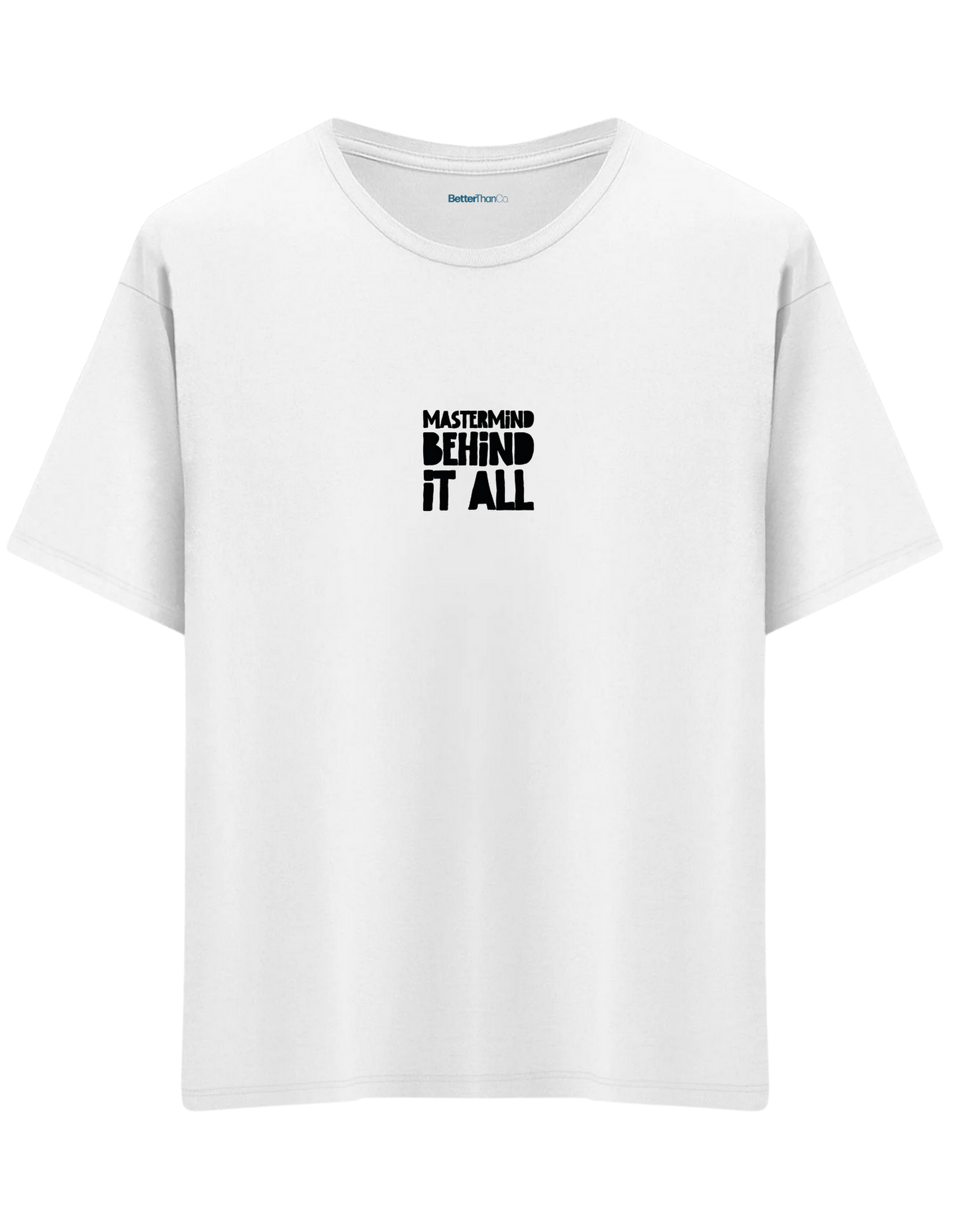 Mastermind Baskılı Bisiklet Yaka Oversize T-shirt