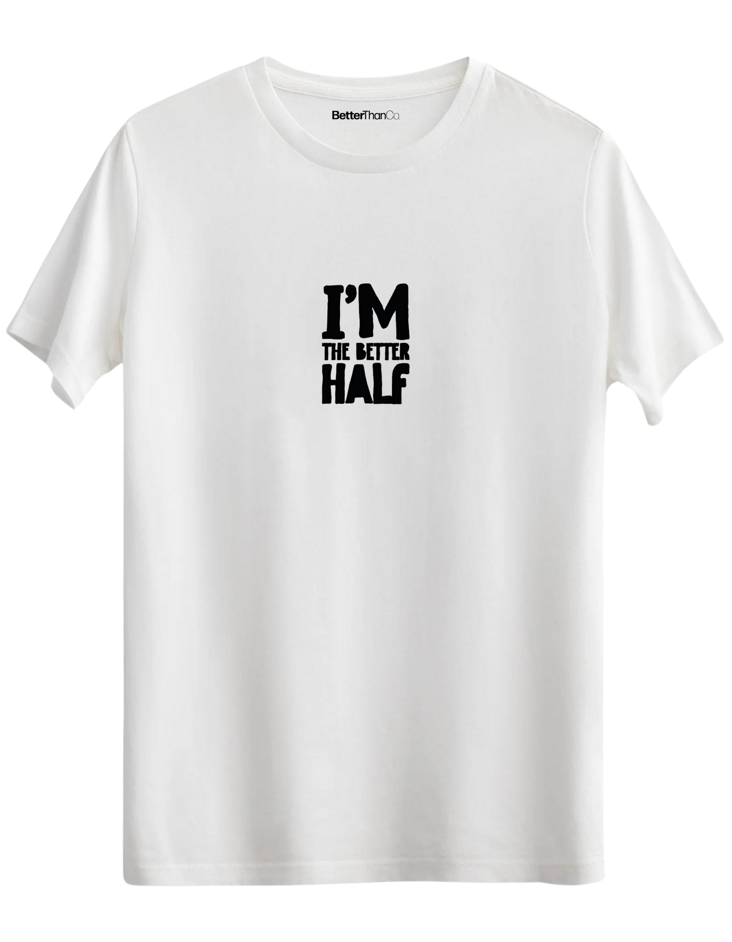 The Better Half Baskılı Bisiklet Yaka Regular T-shirt