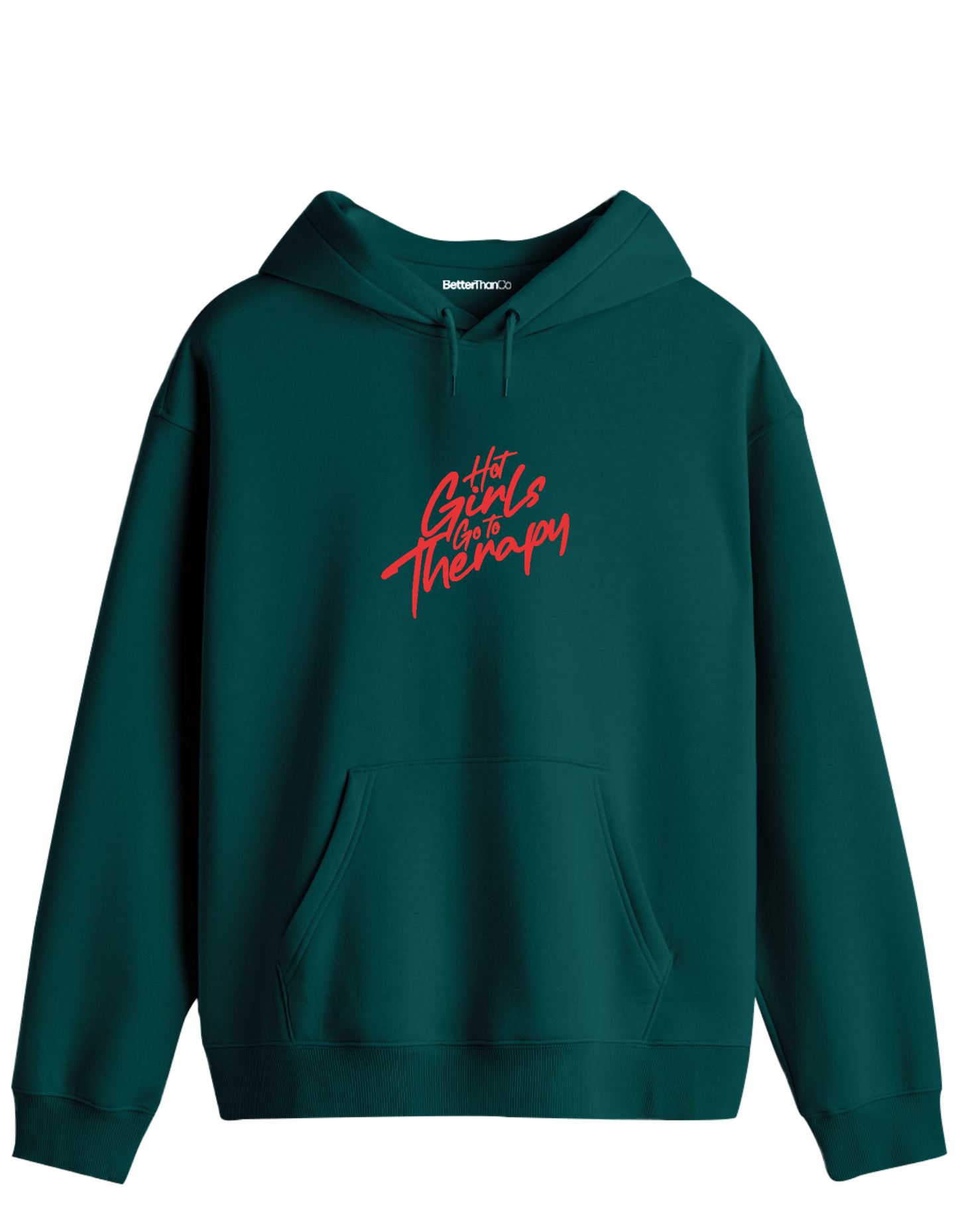 Therapy Baskılı Unisex Kapüşonlu Yaka Hoodie