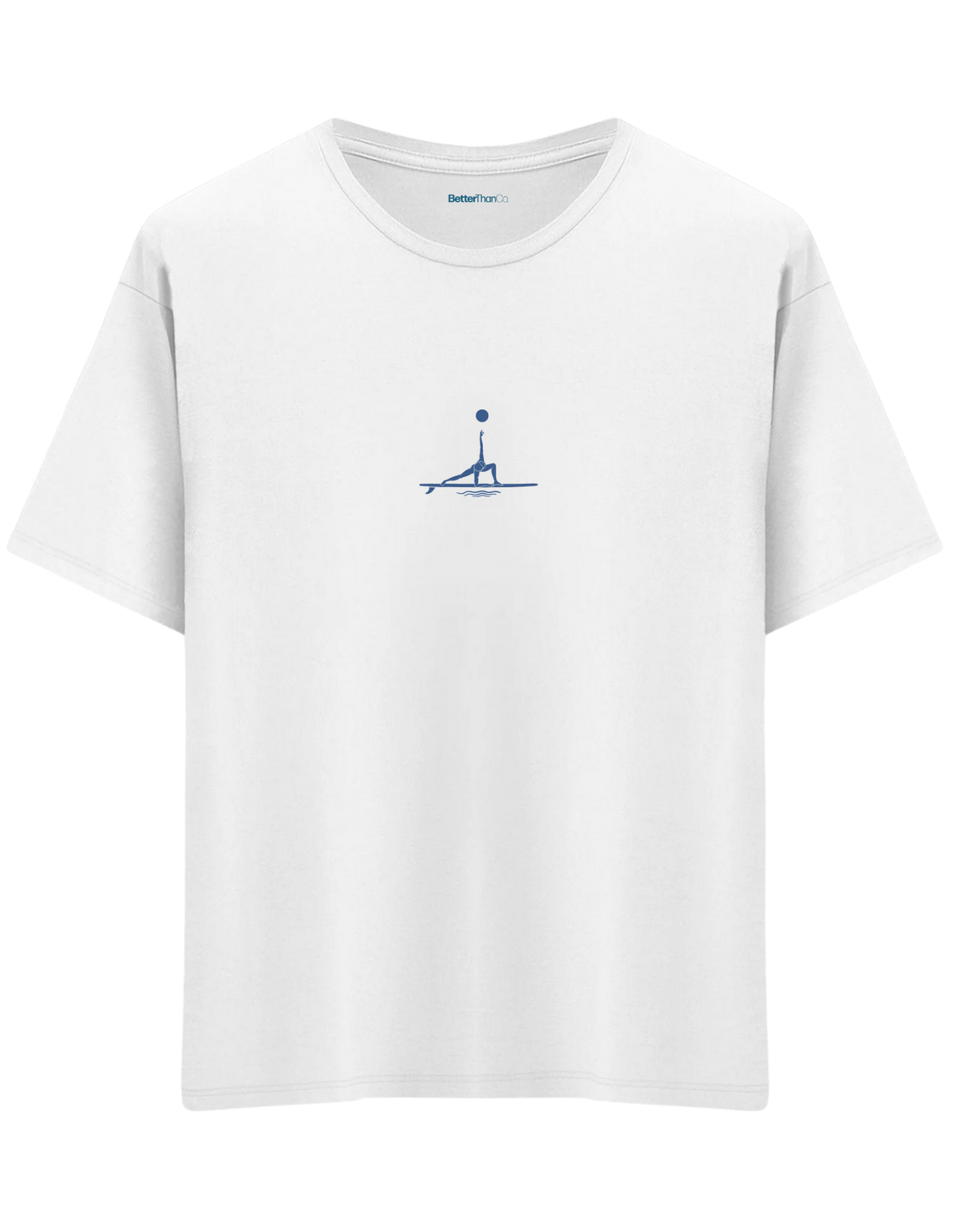 Yogi Baskılı Bisiklet Yaka Oversize T-shirt