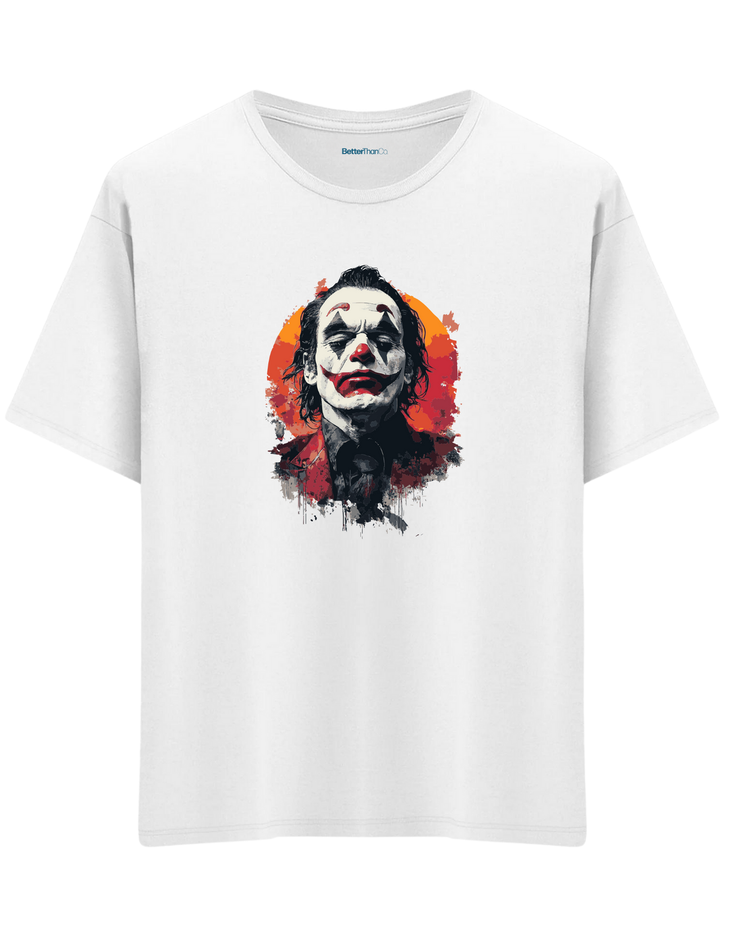 Sadness Baskılı Bisiklet Yaka Oversize T-shirt
