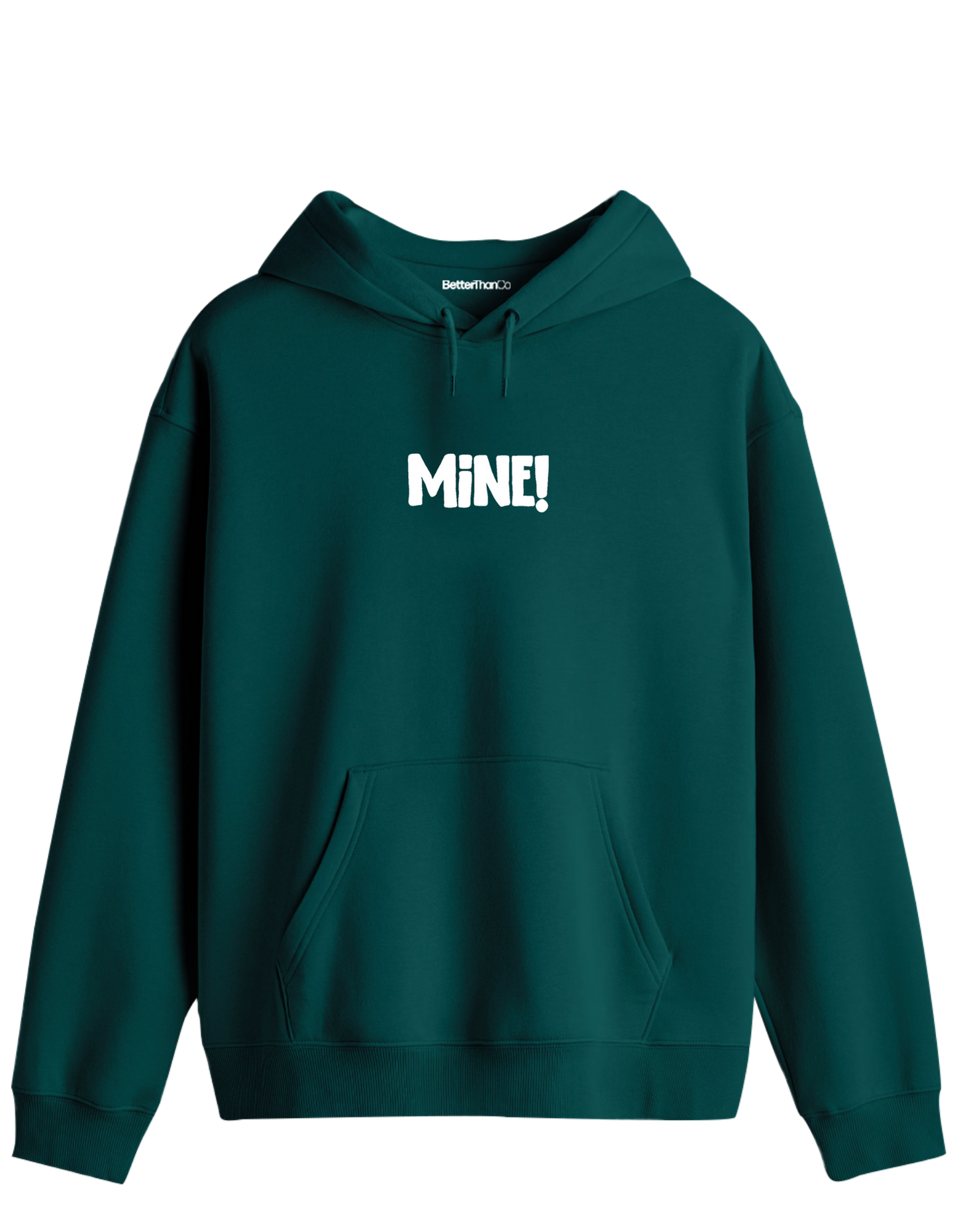 Mine! Baskılı Unisex Kapüşonlu Yaka Hoodie
