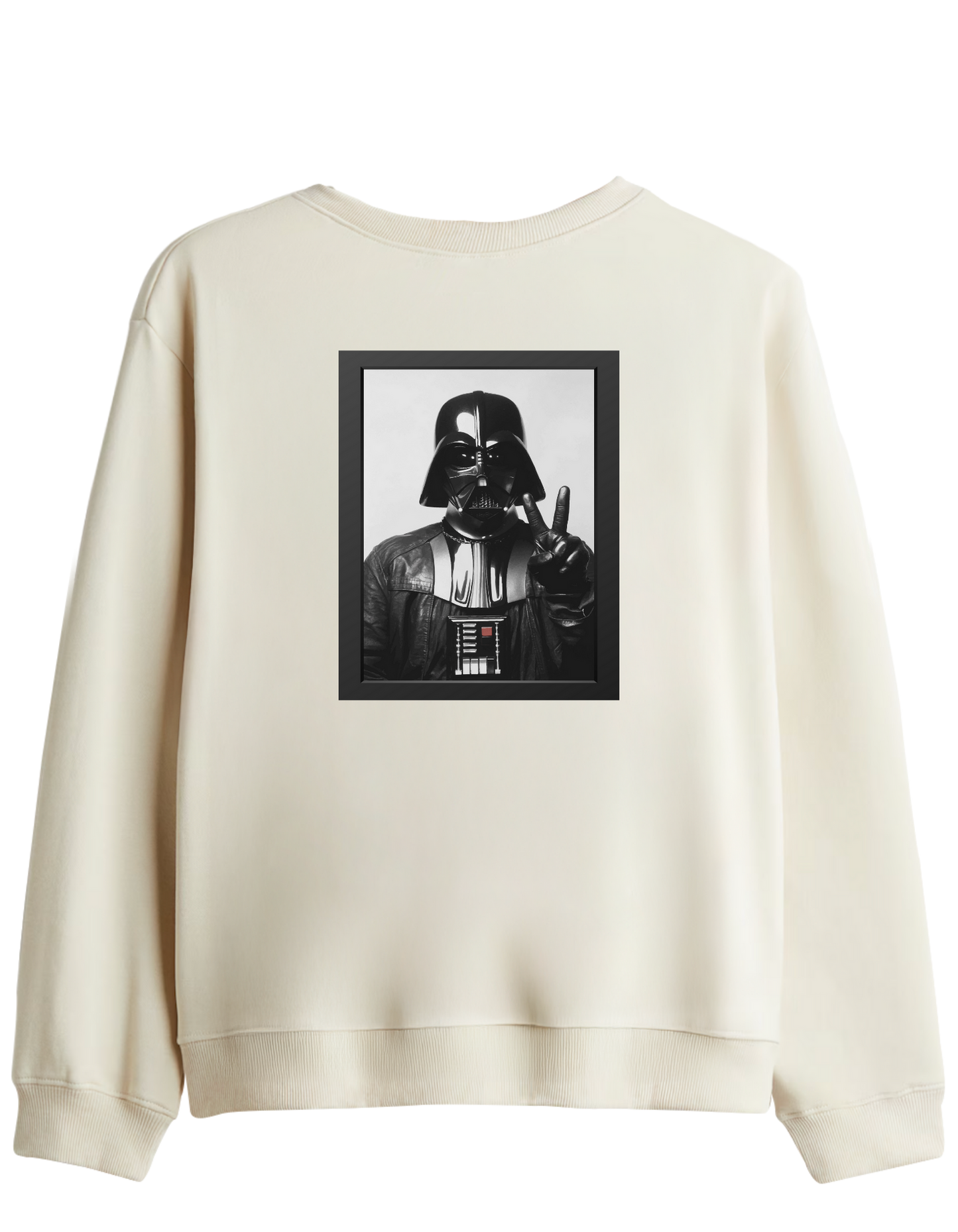 Master Of Peace Baskılı Bisiklet Yaka Sweatshirt