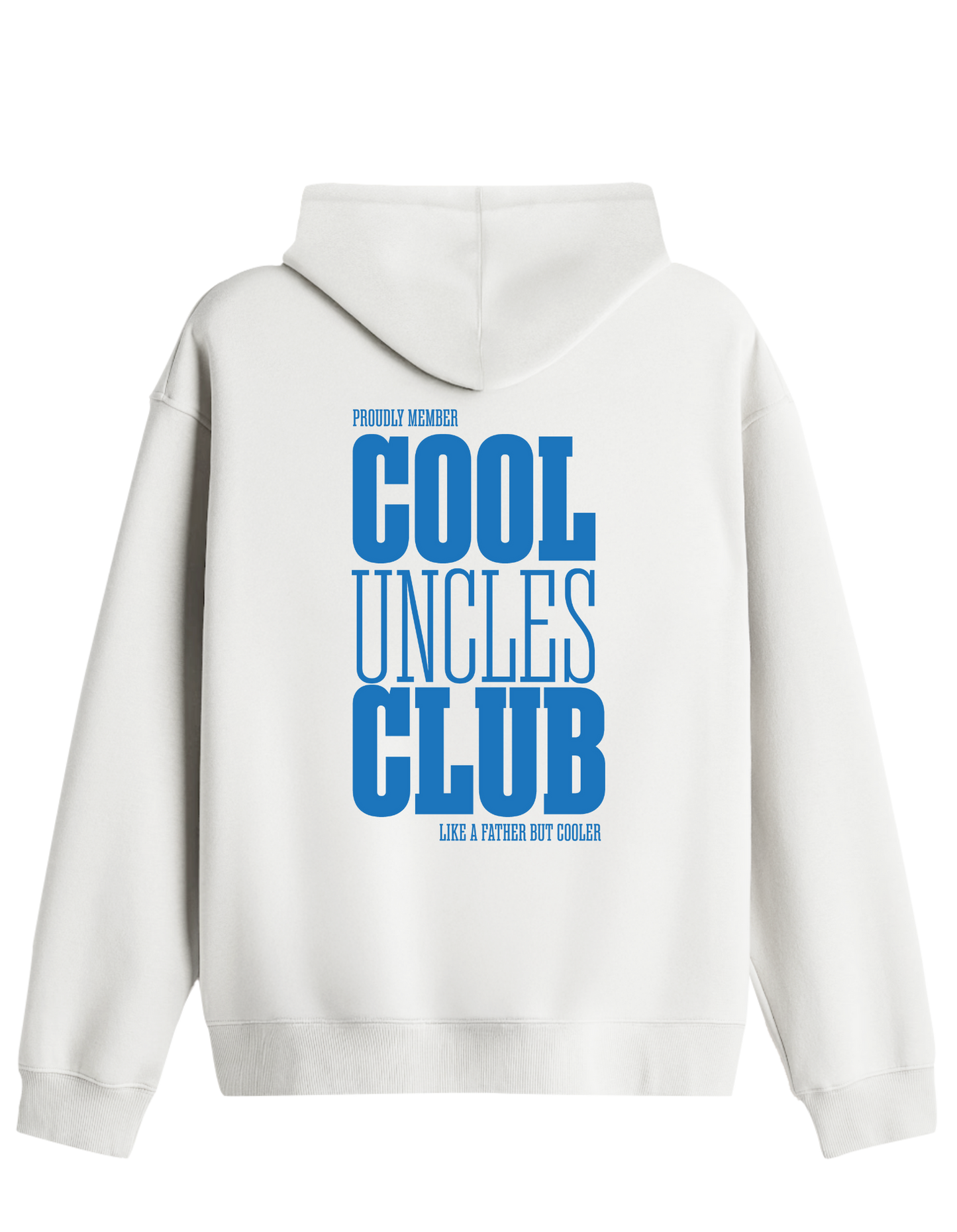 Cool Uncles Club Baskılı Unisex Kapüşonlu Yaka Hoodie