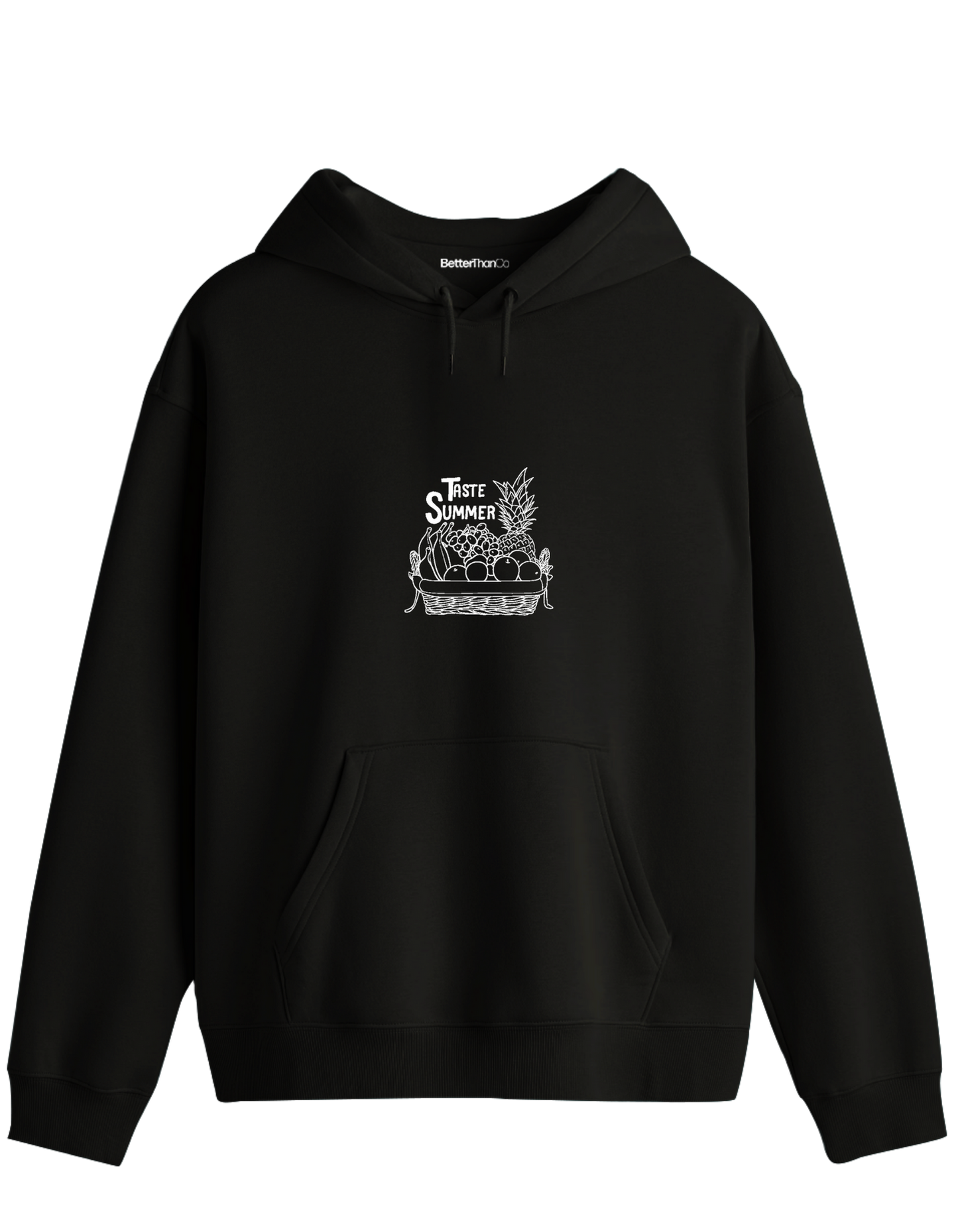 Taste Summer Baskılı Unisex Kapüşonlu Yaka Hoodie