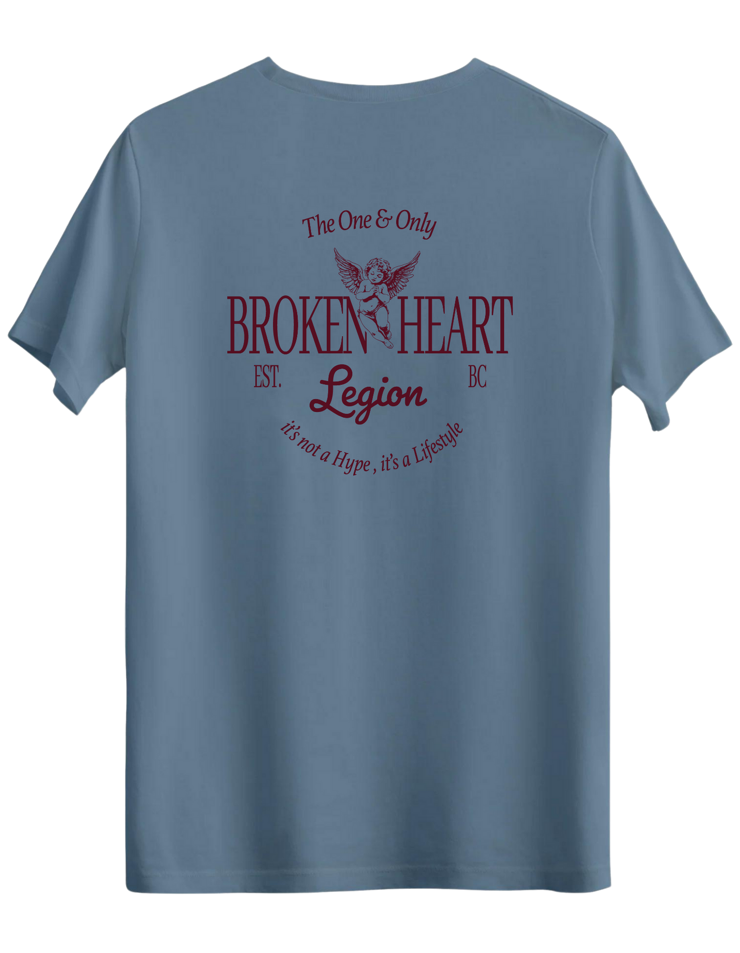 Broken Heart Baskılı Bisiklet Yaka Regular T-shirt
