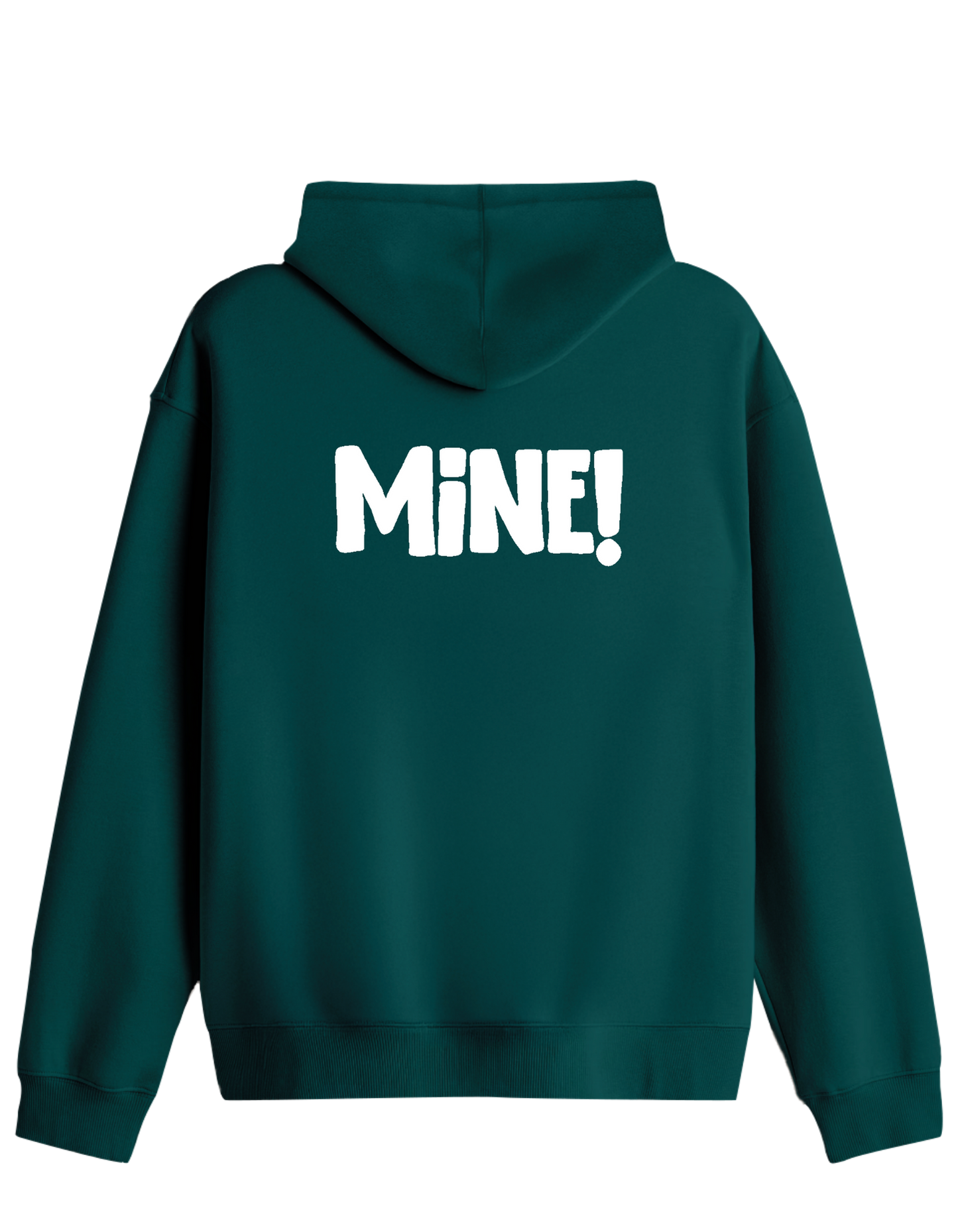 Mine! Baskılı Unisex Kapüşonlu Yaka Hoodie