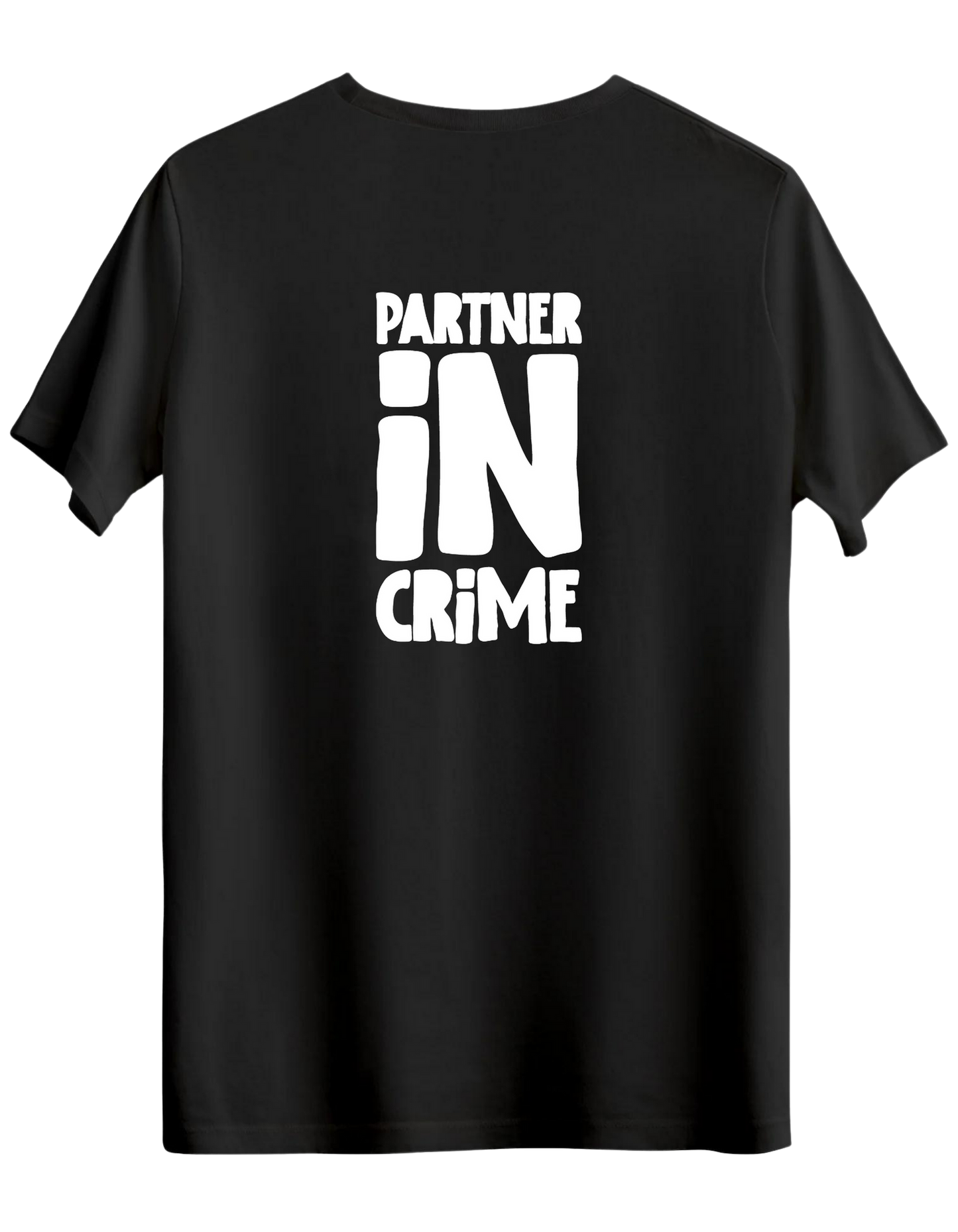 Partner in Crime Baskılı Bisiklet Yaka Regular T-shirt