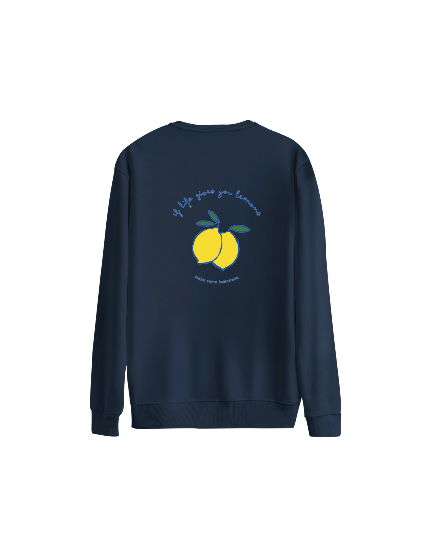 Lemonade Baskılı Oversize Bisiklet Yaka Çocuk Sweatshirt