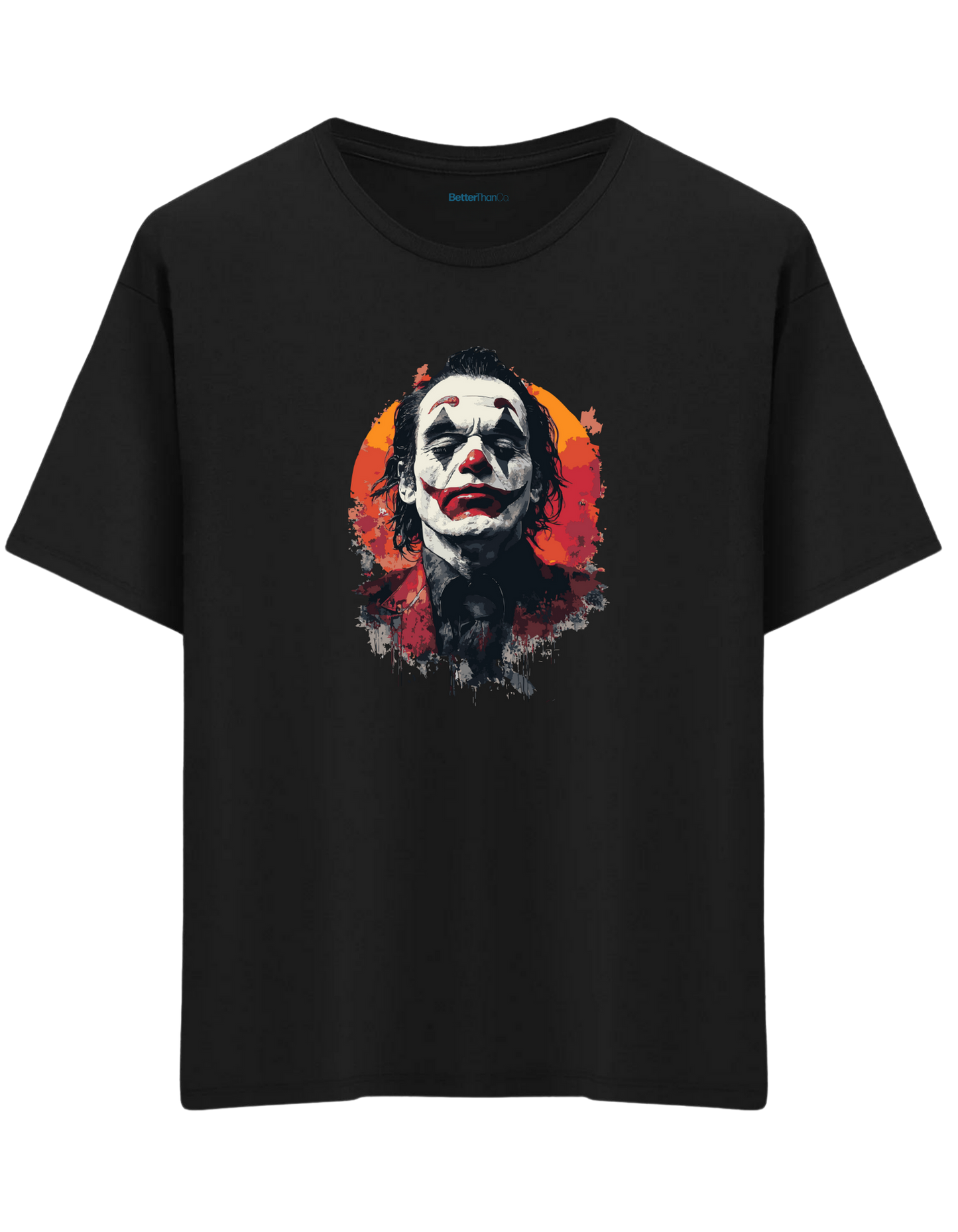 Sadness Baskılı Bisiklet Yaka Oversize T-shirt