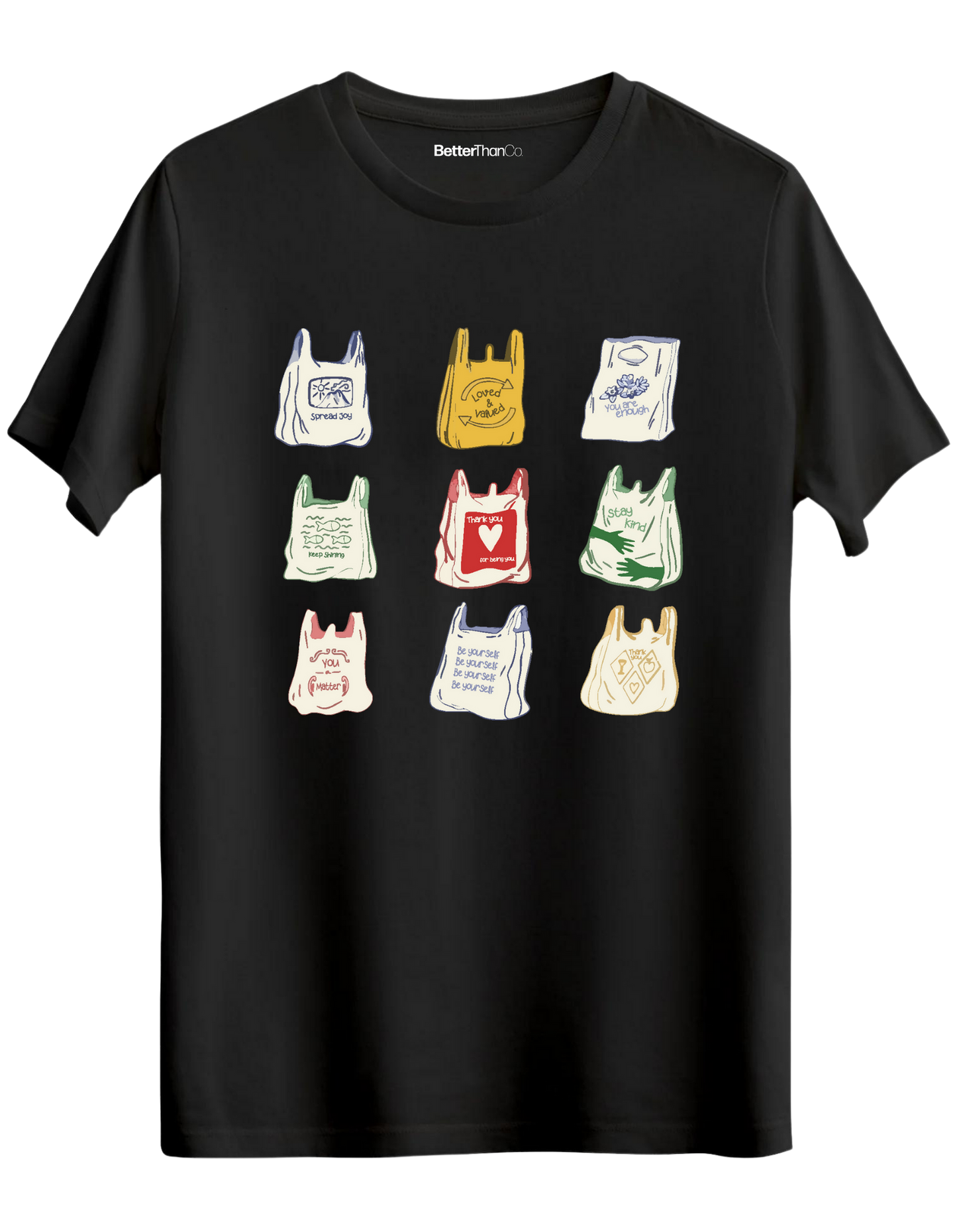 Bags Baskılı Bisiklet Yaka Regular T-shirt