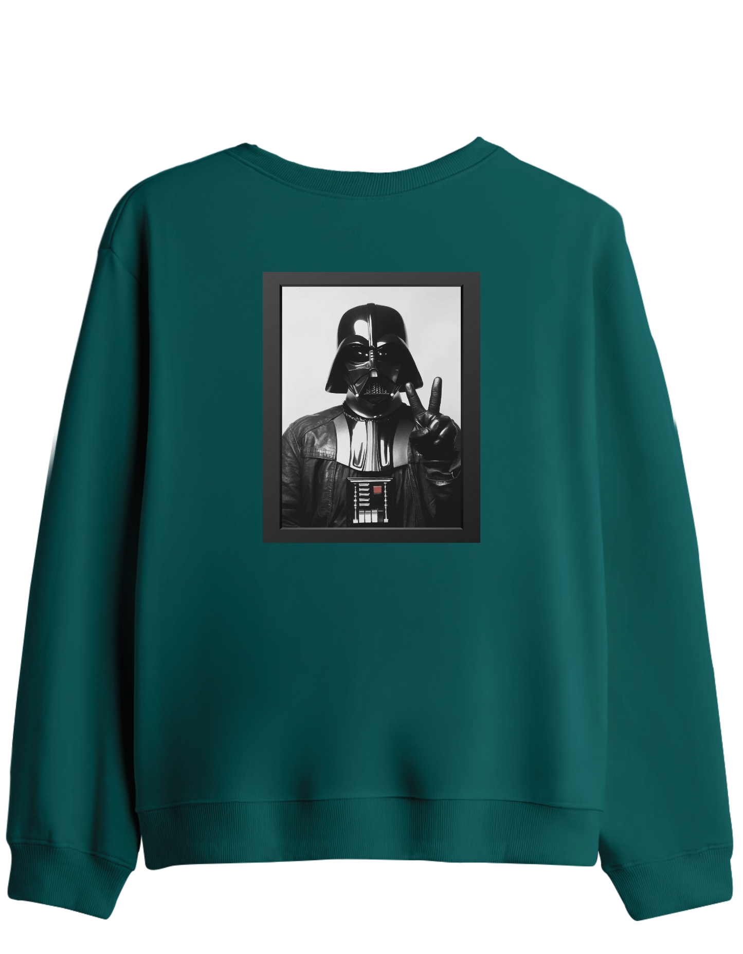 Master Of Peace Baskılı Bisiklet Yaka Sweatshirt