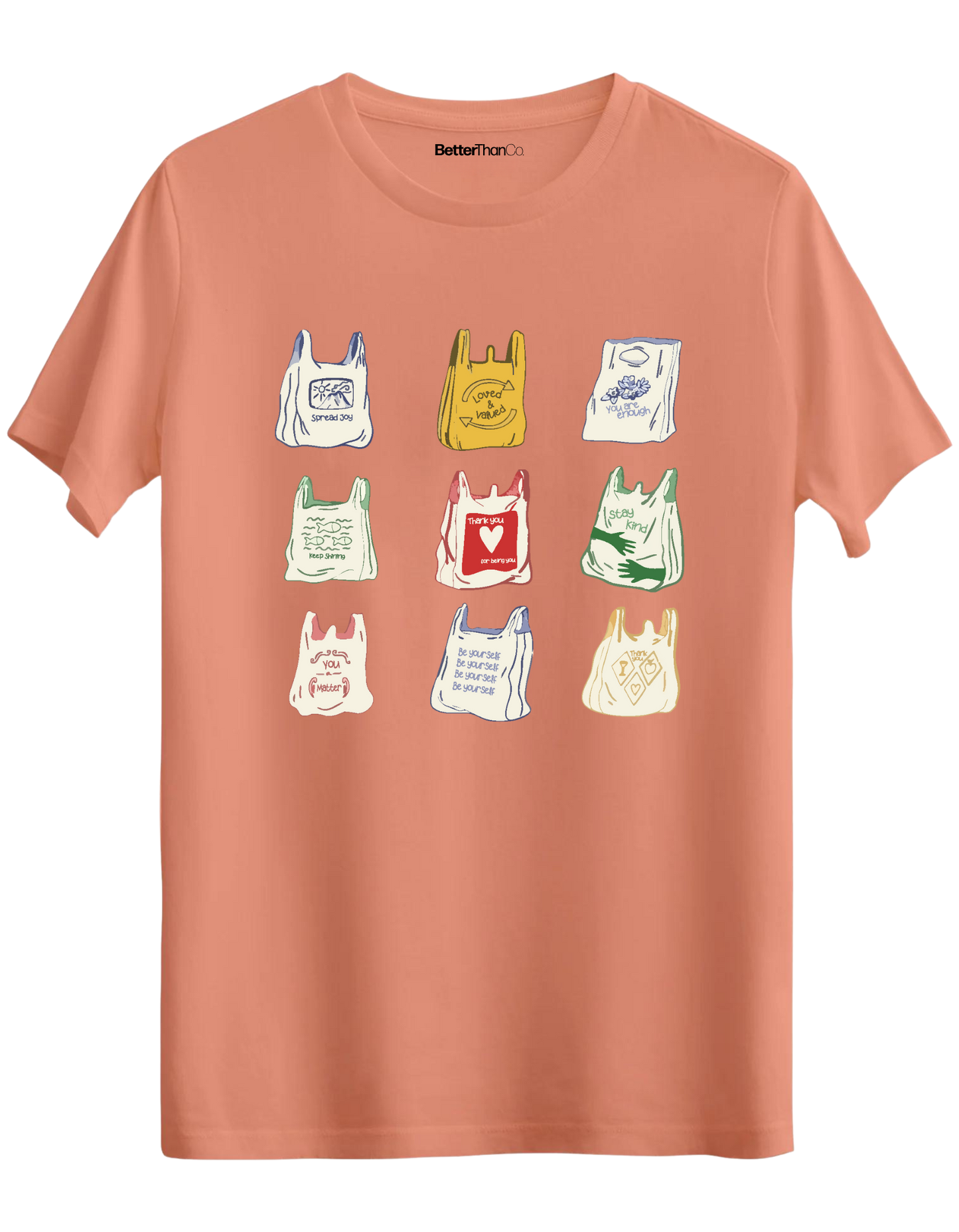 Bags Baskılı Bisiklet Yaka Regular T-shirt