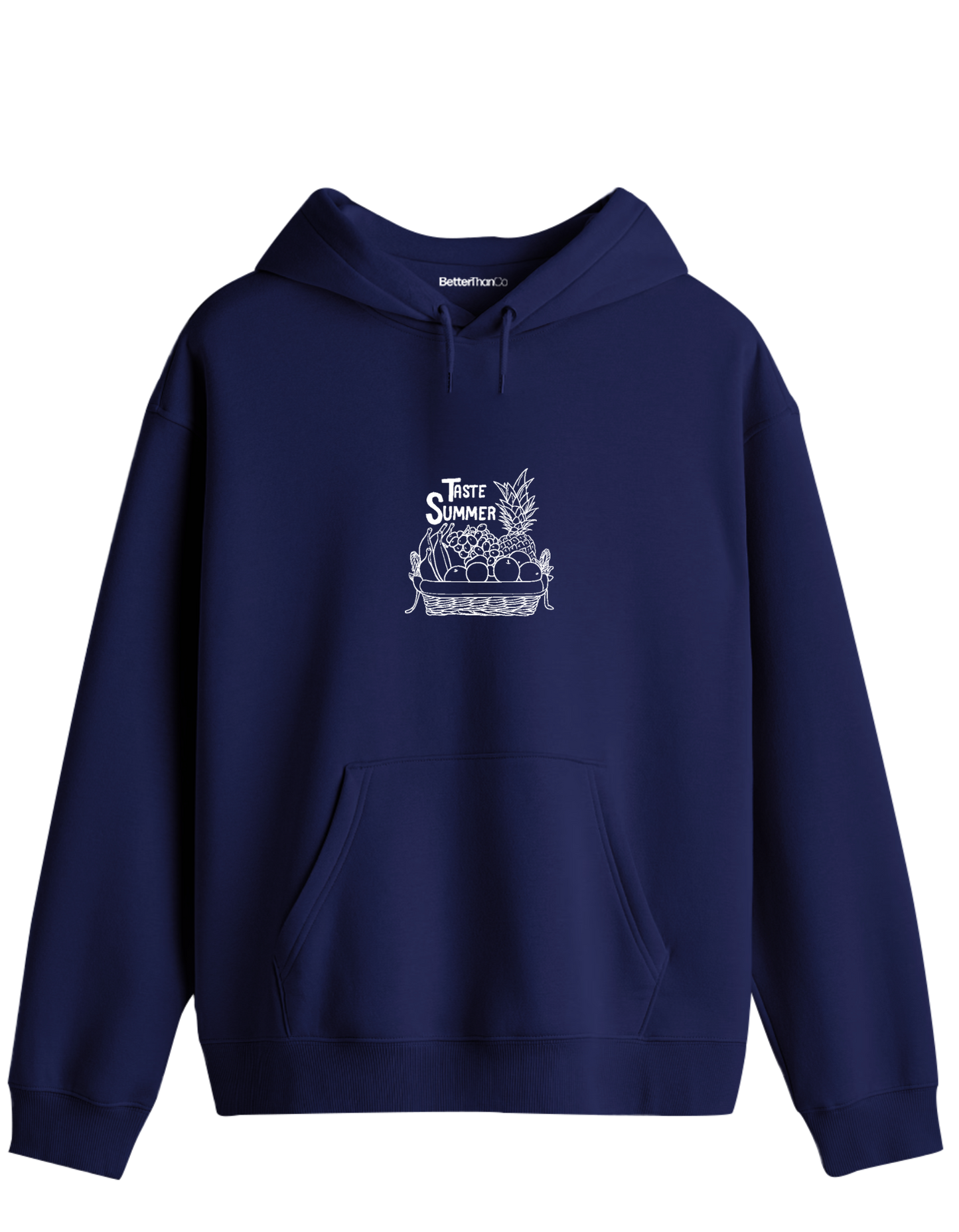 Taste Summer Baskılı Unisex Kapüşonlu Yaka Hoodie
