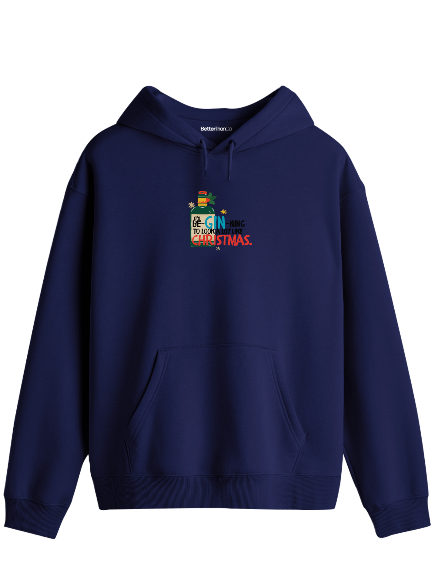 GIN-NING Baskılı Unisex Kapüşonlu Yaka Hoodie