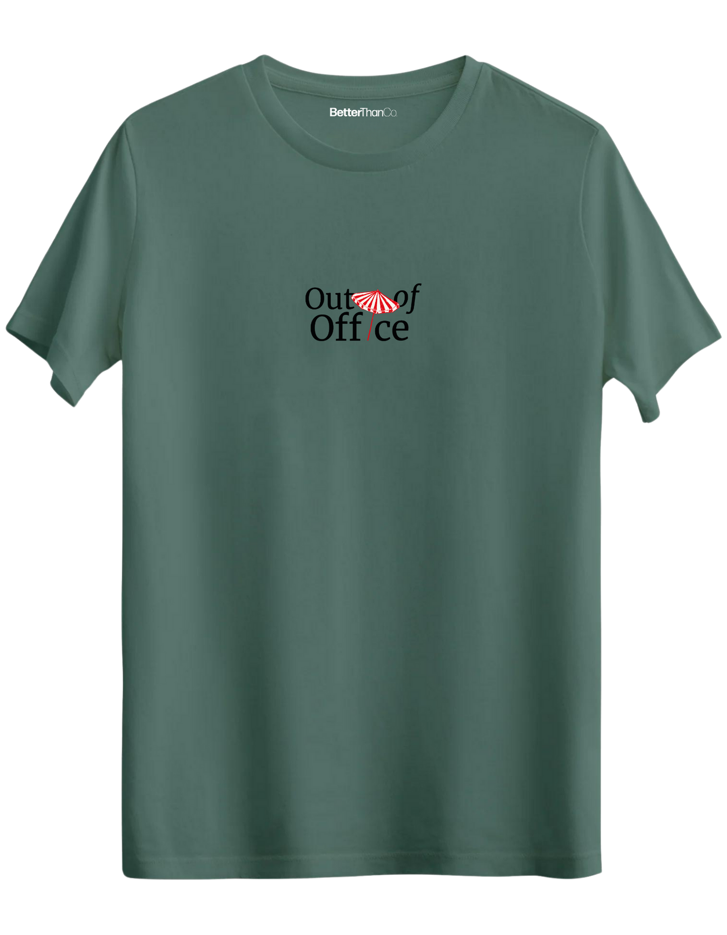 Out Of Office Baskılı Bisiklet Yaka Regular T-shirt