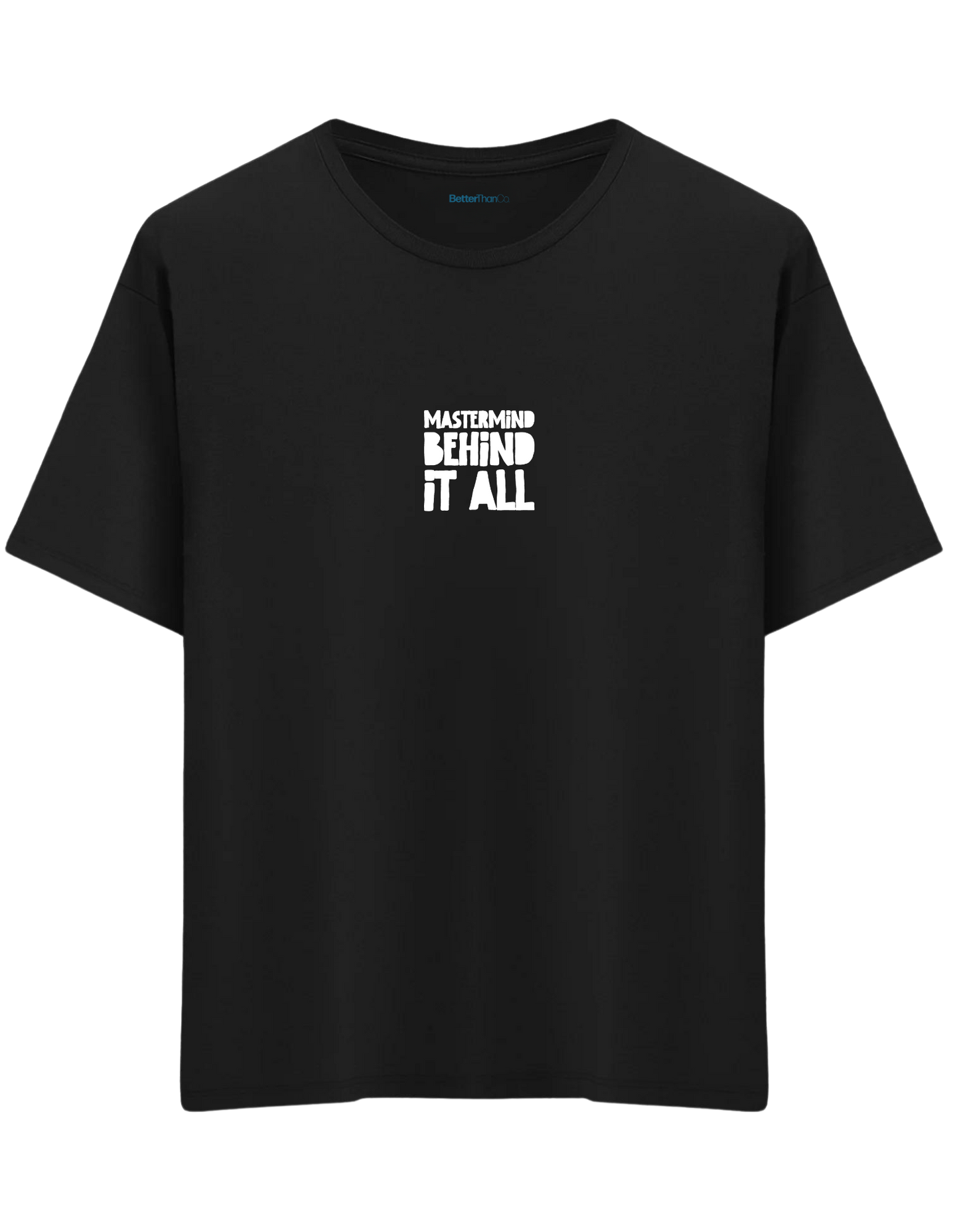 Mastermind Baskılı Bisiklet Yaka Oversize T-shirt