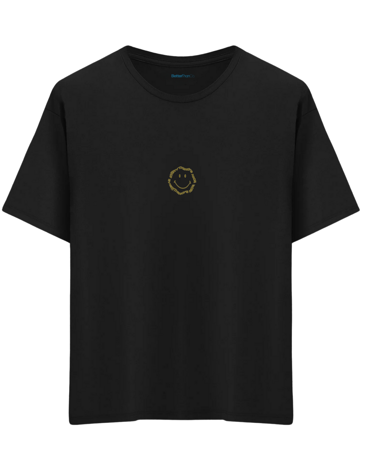 Nice Baskılı Bisiklet Yaka Oversize T-shirt