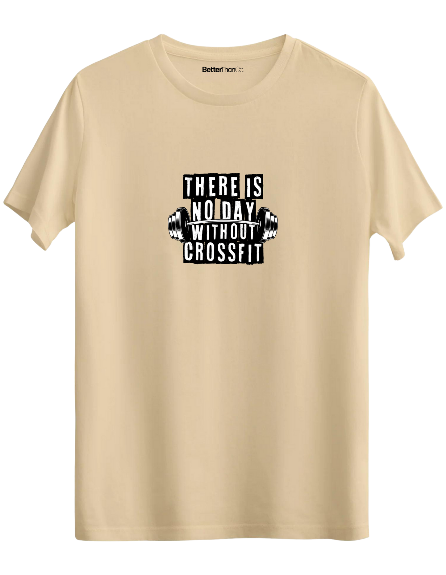Crossfit Baskılı Bisiklet Yaka Regular T-shirt