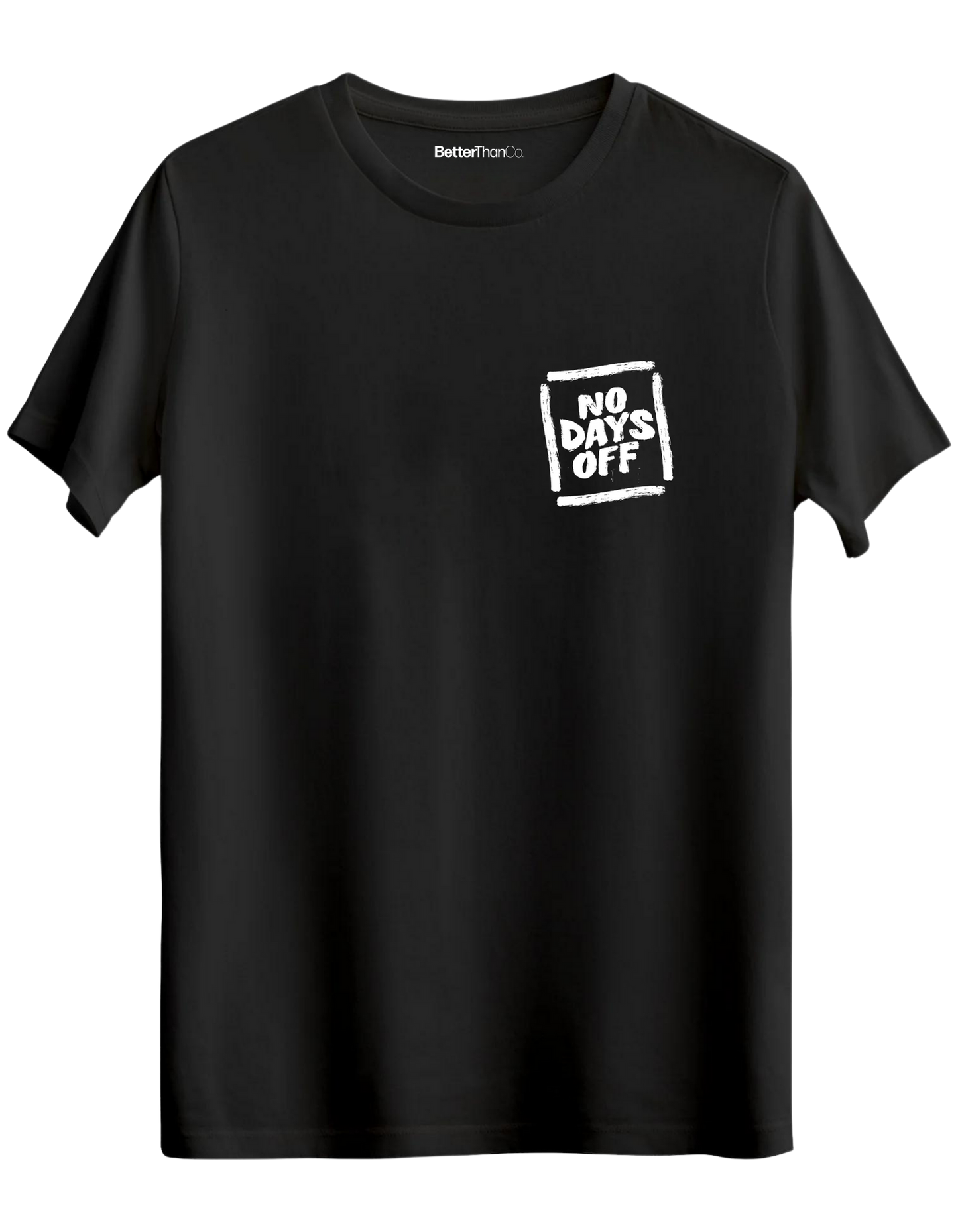 Day Off Baskılı Bisiklet Yaka Regular T-shirt