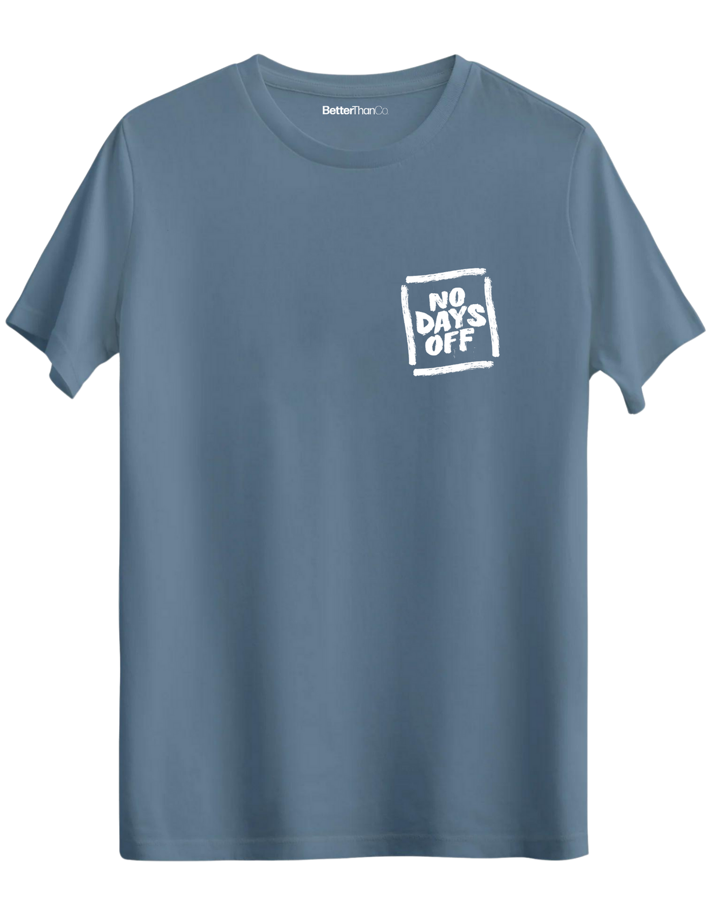 Day Off Baskılı Bisiklet Yaka Regular T-shirt