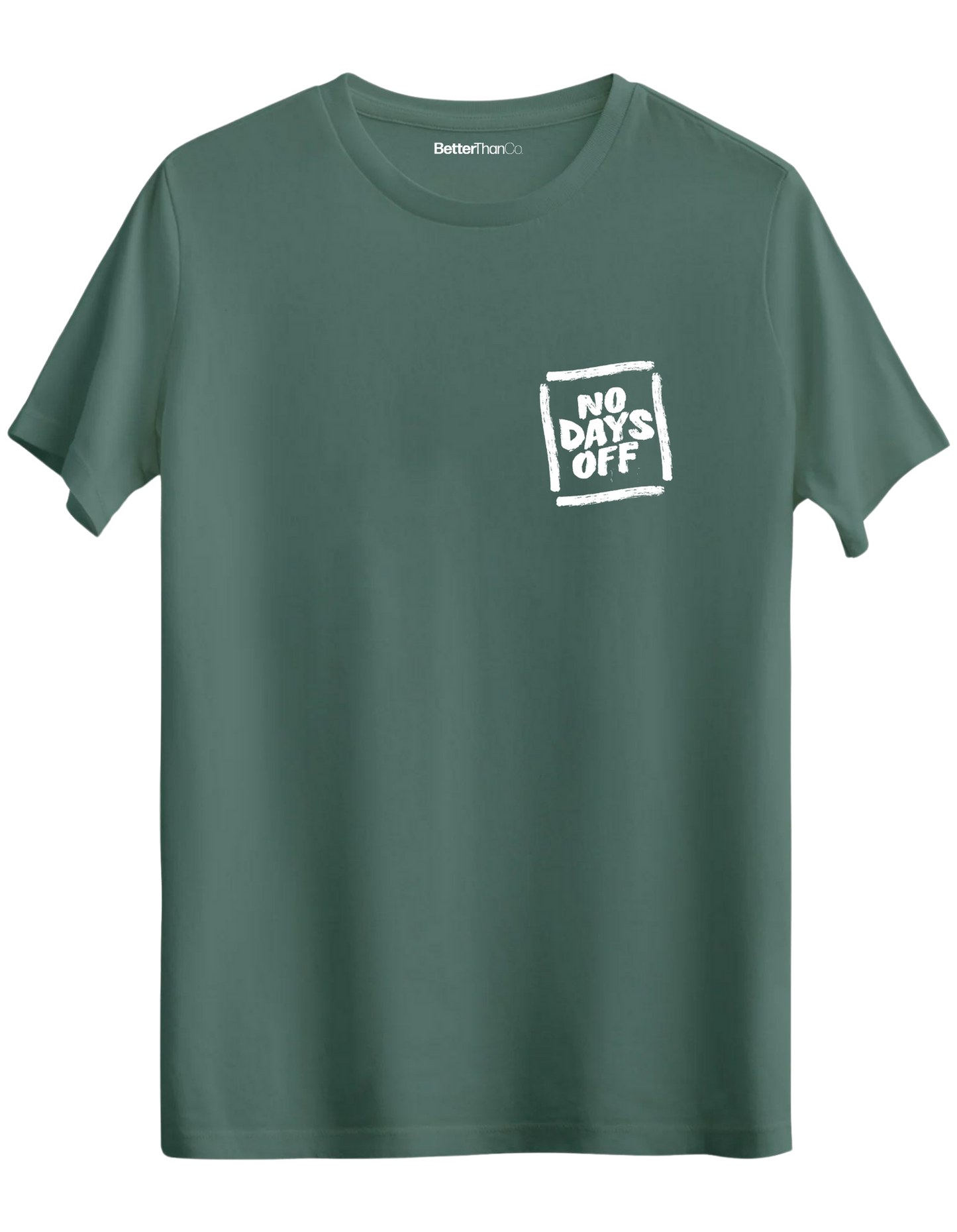 Day Off Baskılı Bisiklet Yaka Regular T-shirt