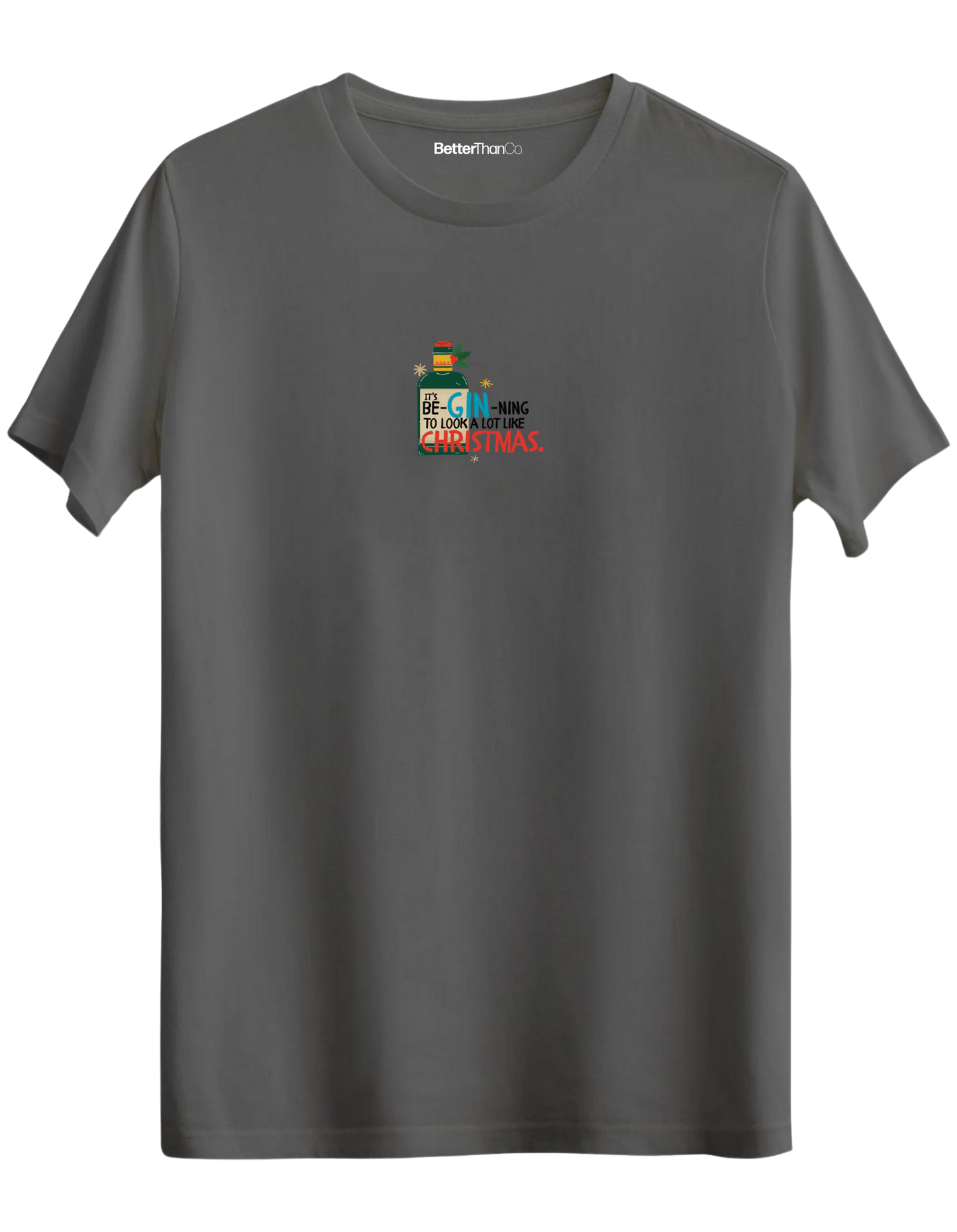GIN-NING Baskılı Bisiklet Yaka Regular T-shirt
