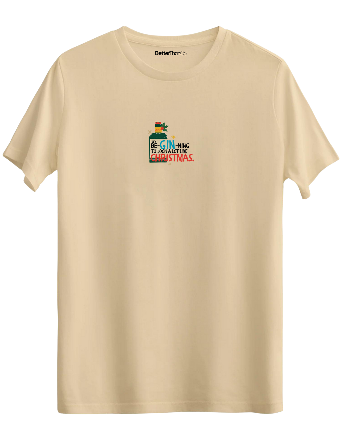 GIN-NING Baskılı Bisiklet Yaka Regular T-shirt