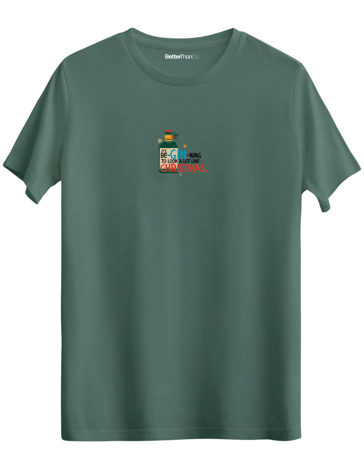 GIN-NING Baskılı Bisiklet Yaka Regular T-shirt