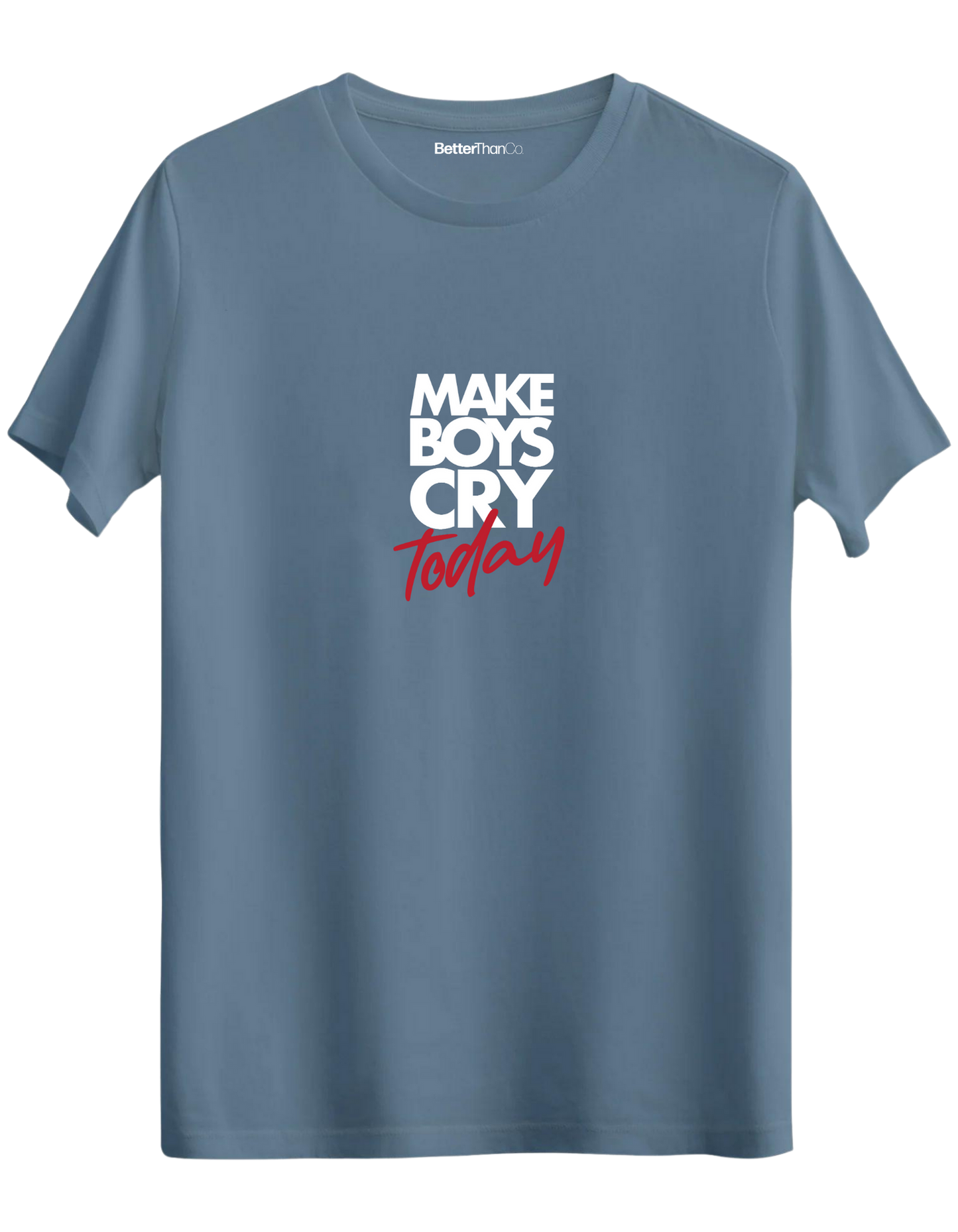 Today Baskılı Bisiklet Yaka Regular T-shirt