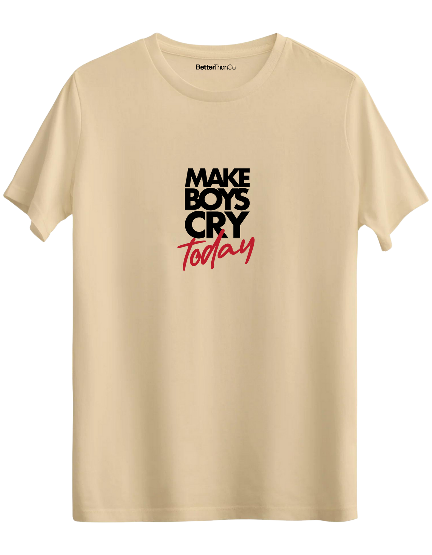 Today Baskılı Bisiklet Yaka Regular T-shirt
