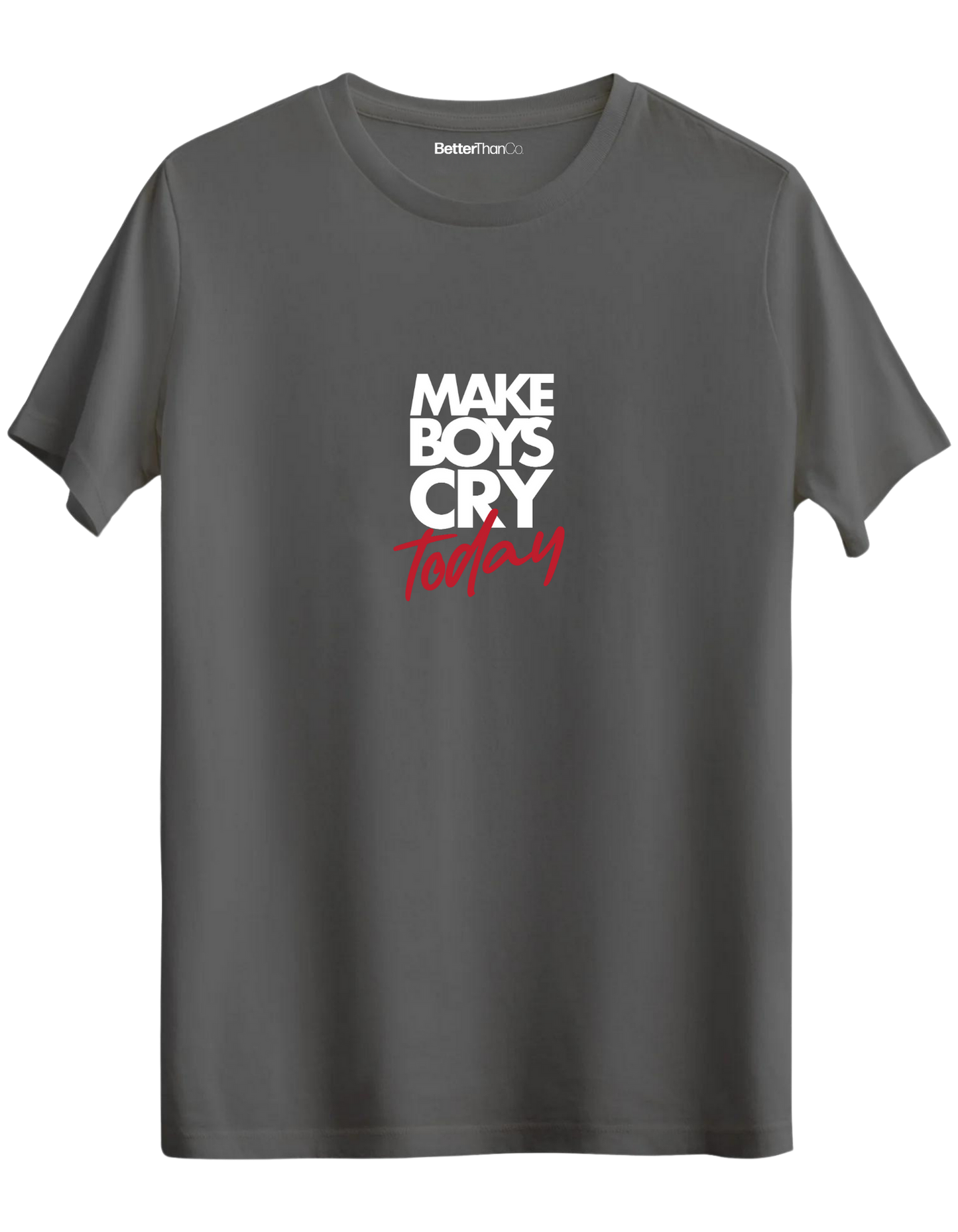 Today Baskılı Bisiklet Yaka Regular T-shirt