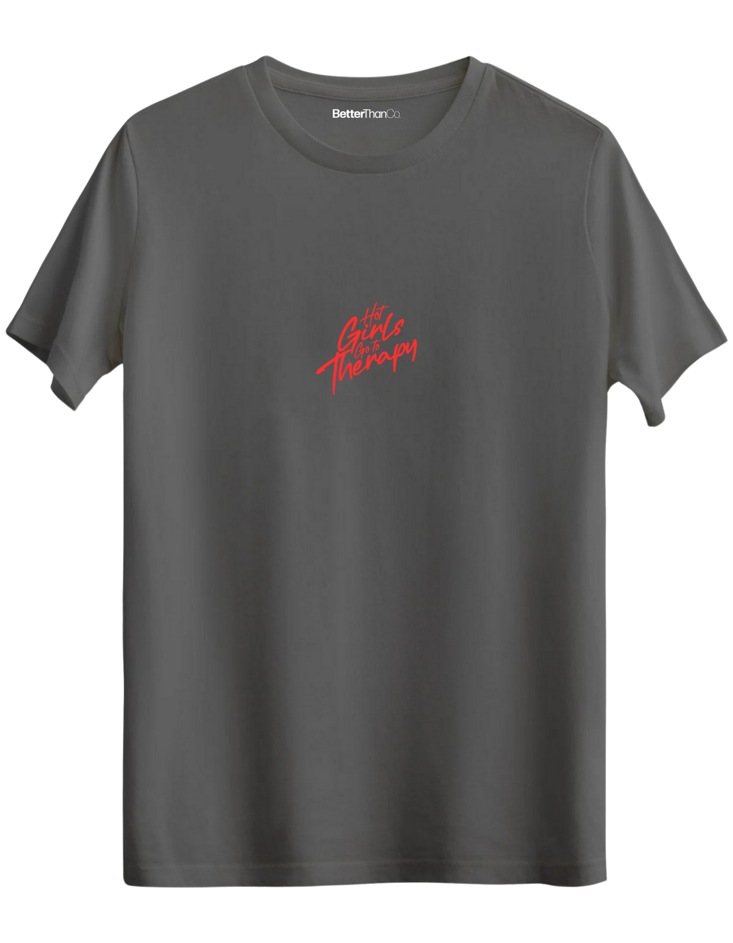 Therapy Baskılı Bisiklet Yaka Regular T-shirt
