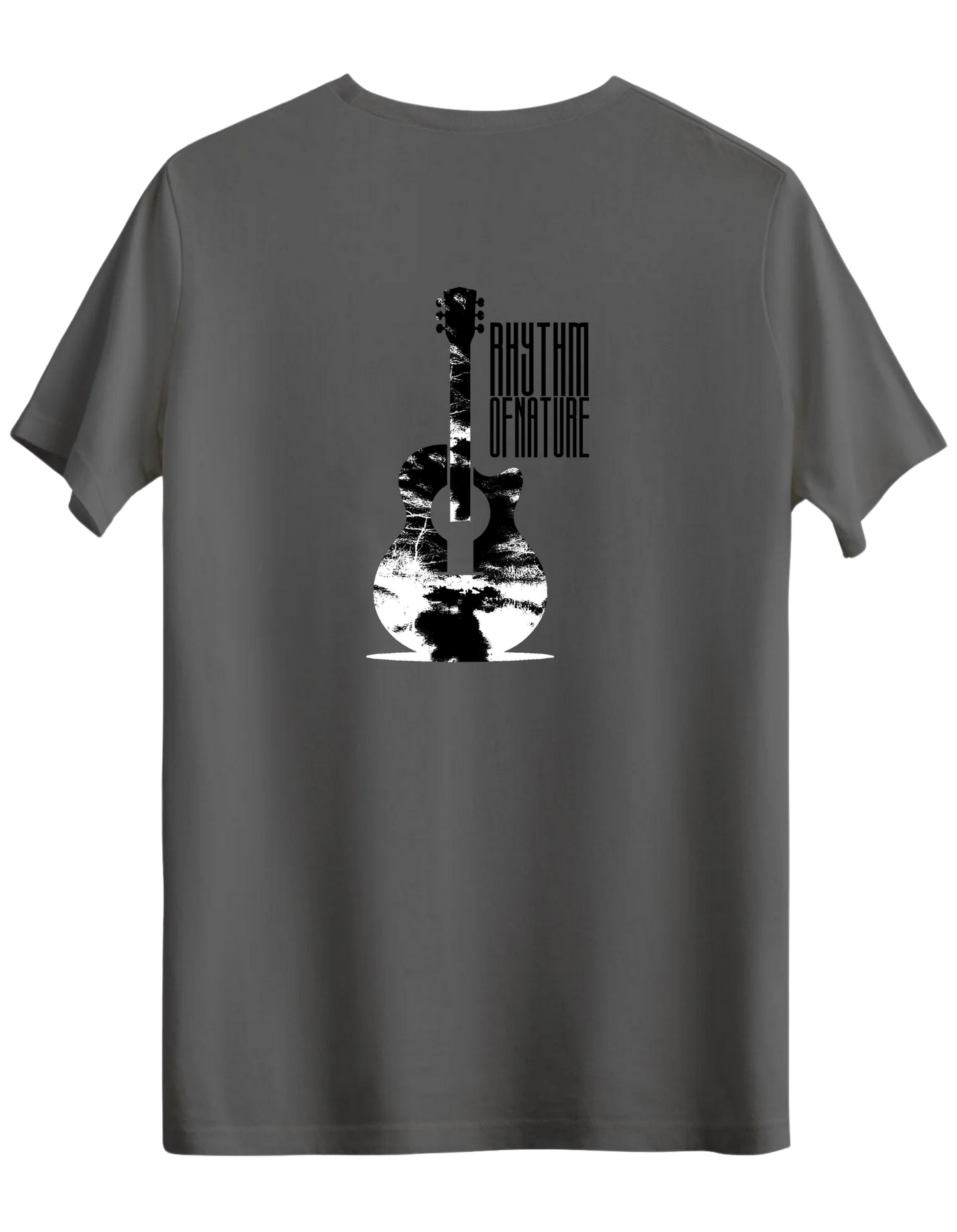 Rhythm Of Nature Baskılı Bisiklet Yaka Regular T-shirt