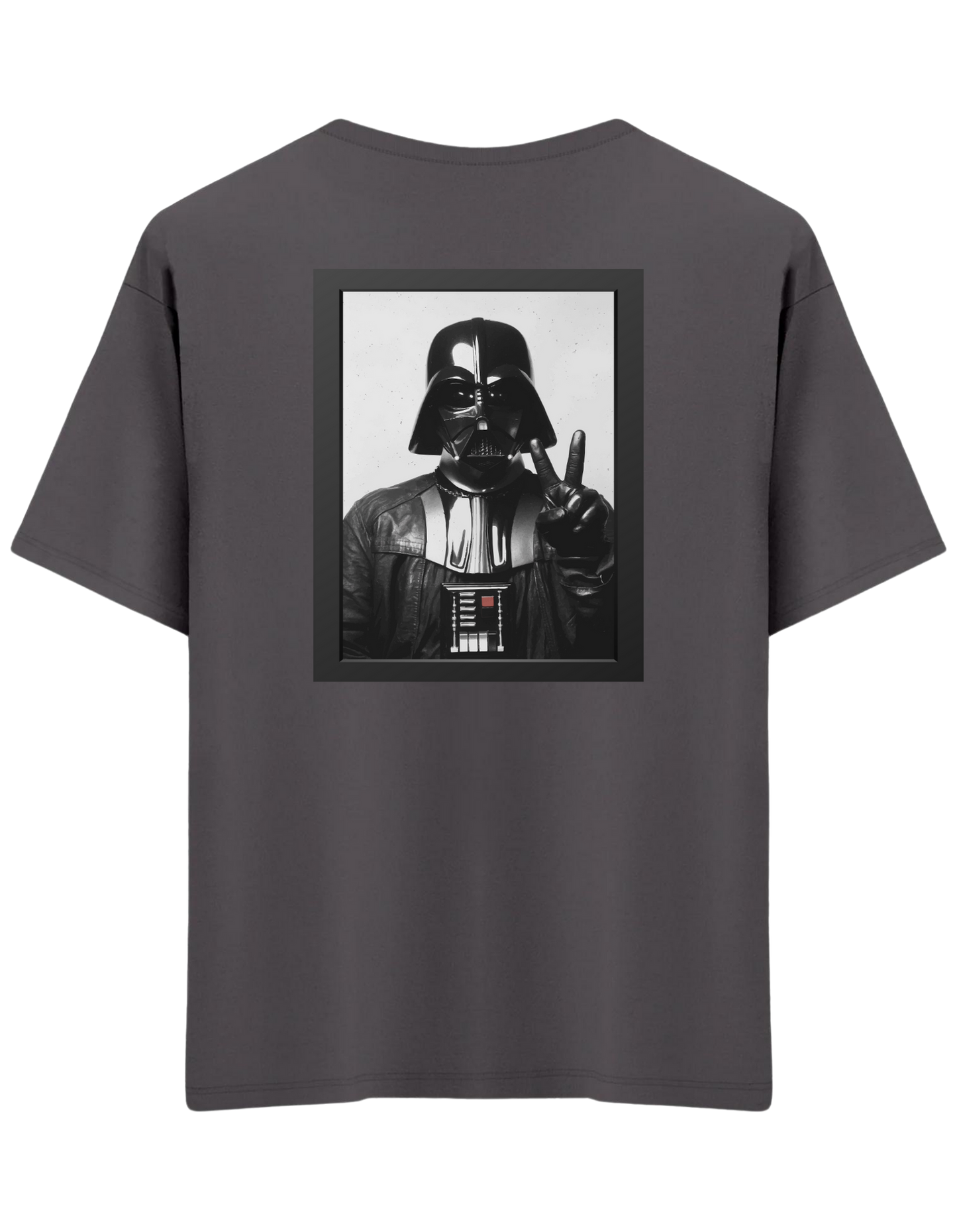 Master Of Peace Baskılı Bisiklet Yaka Oversize T-shirt