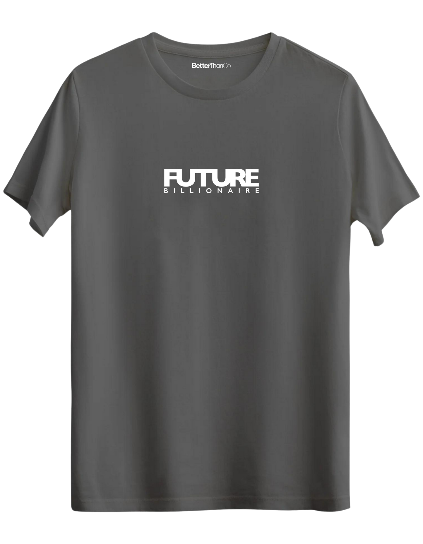 Future Billionaire Baskılı Bisiklet Yaka Regular T-shirt