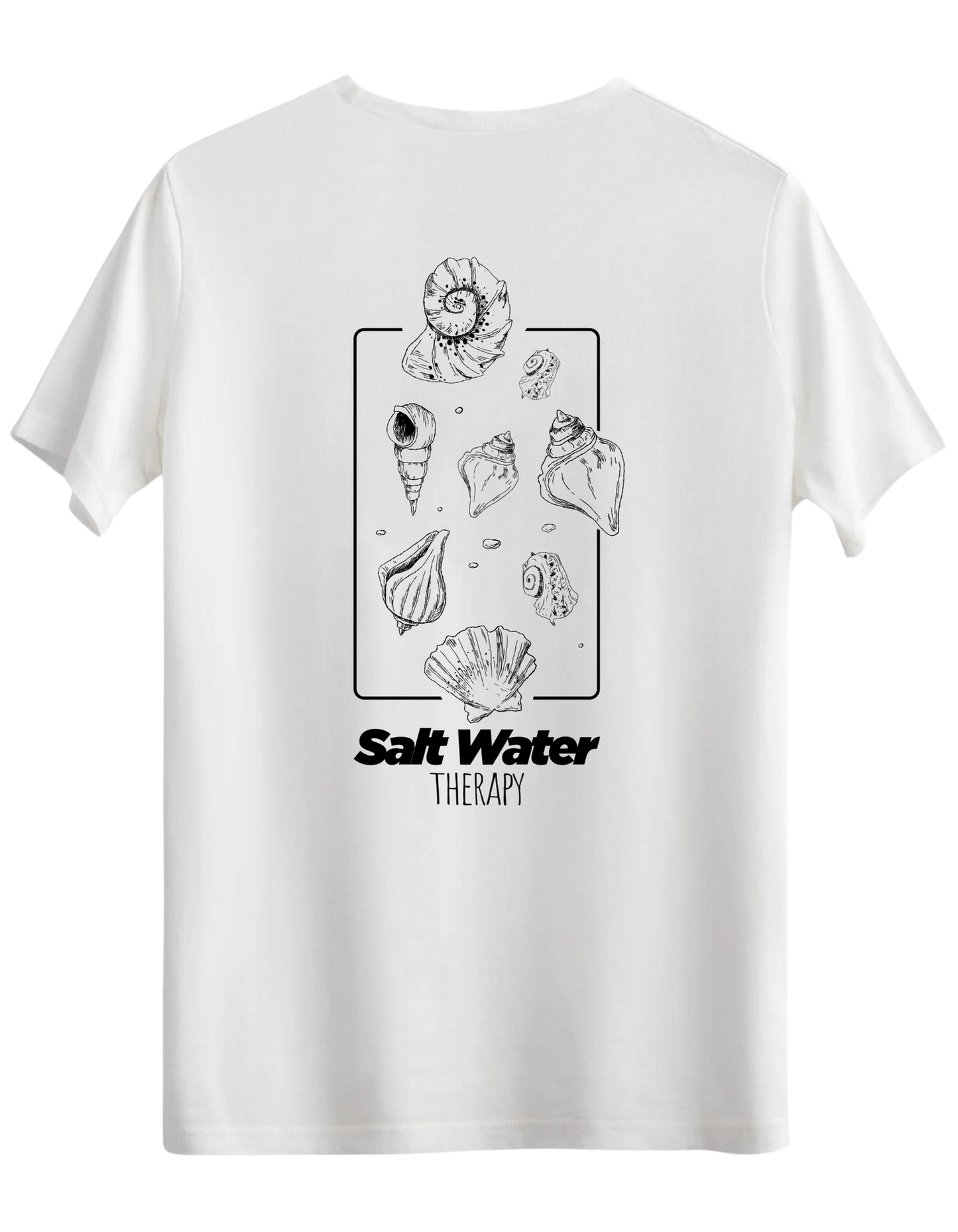 Salt Water Baskılı Bisiklet Yaka Regular T-shirt