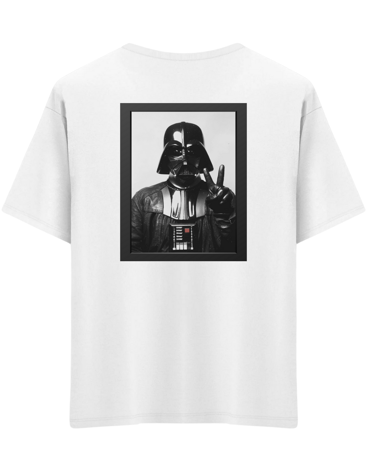 Master Of Peace Baskılı Bisiklet Yaka Oversize T-shirt