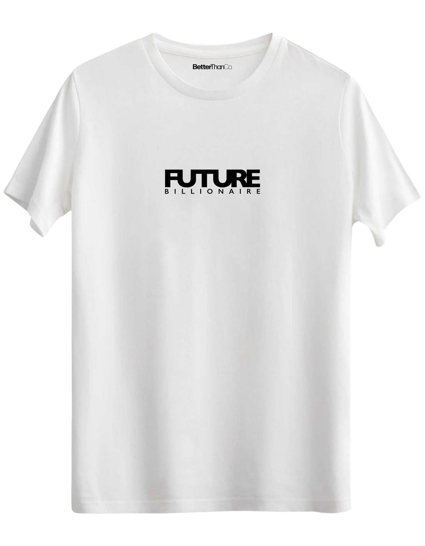 Future Billionaire Baskılı Bisiklet Yaka Regular T-shirt