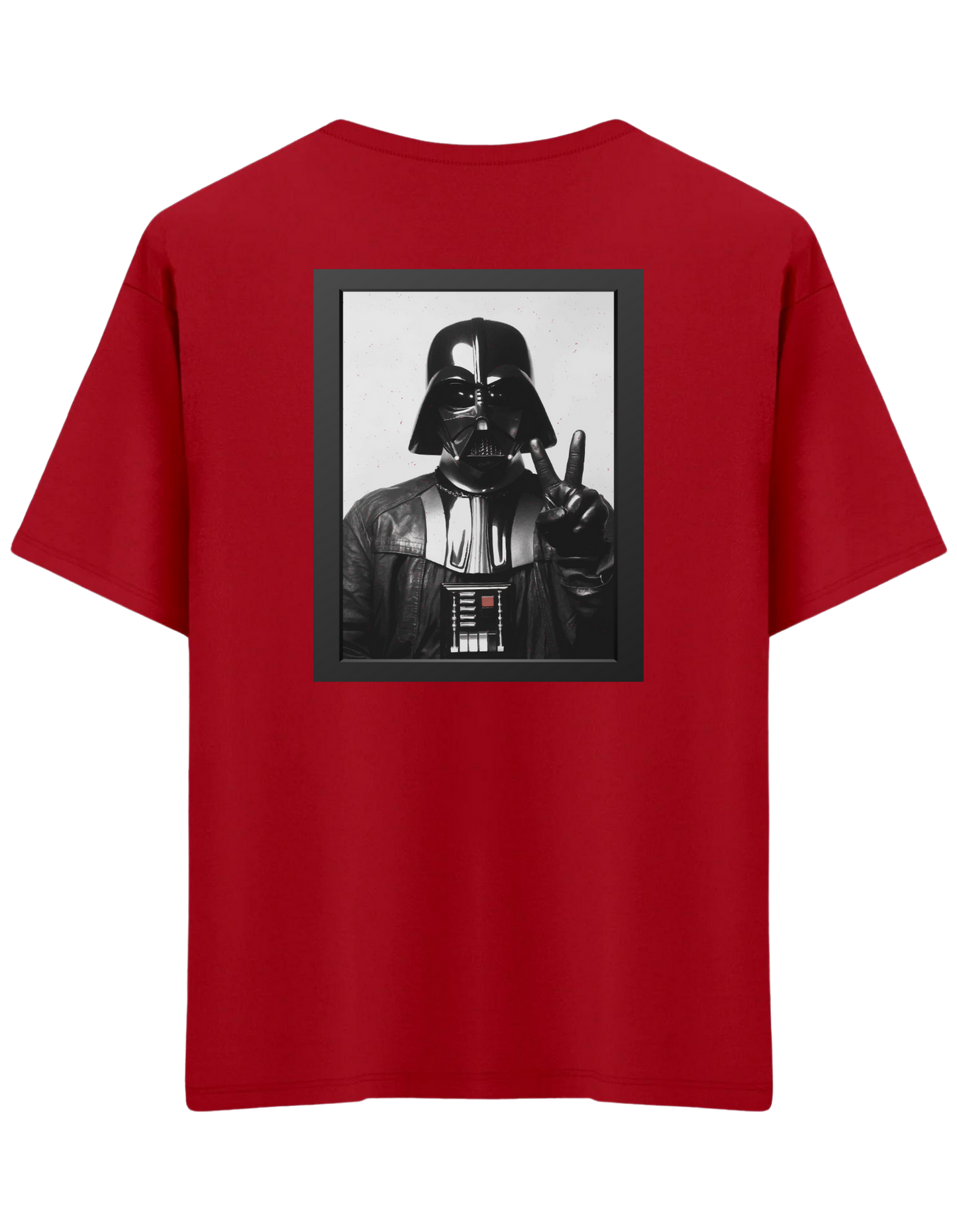 Master Of Peace Baskılı Bisiklet Yaka Oversize T-shirt